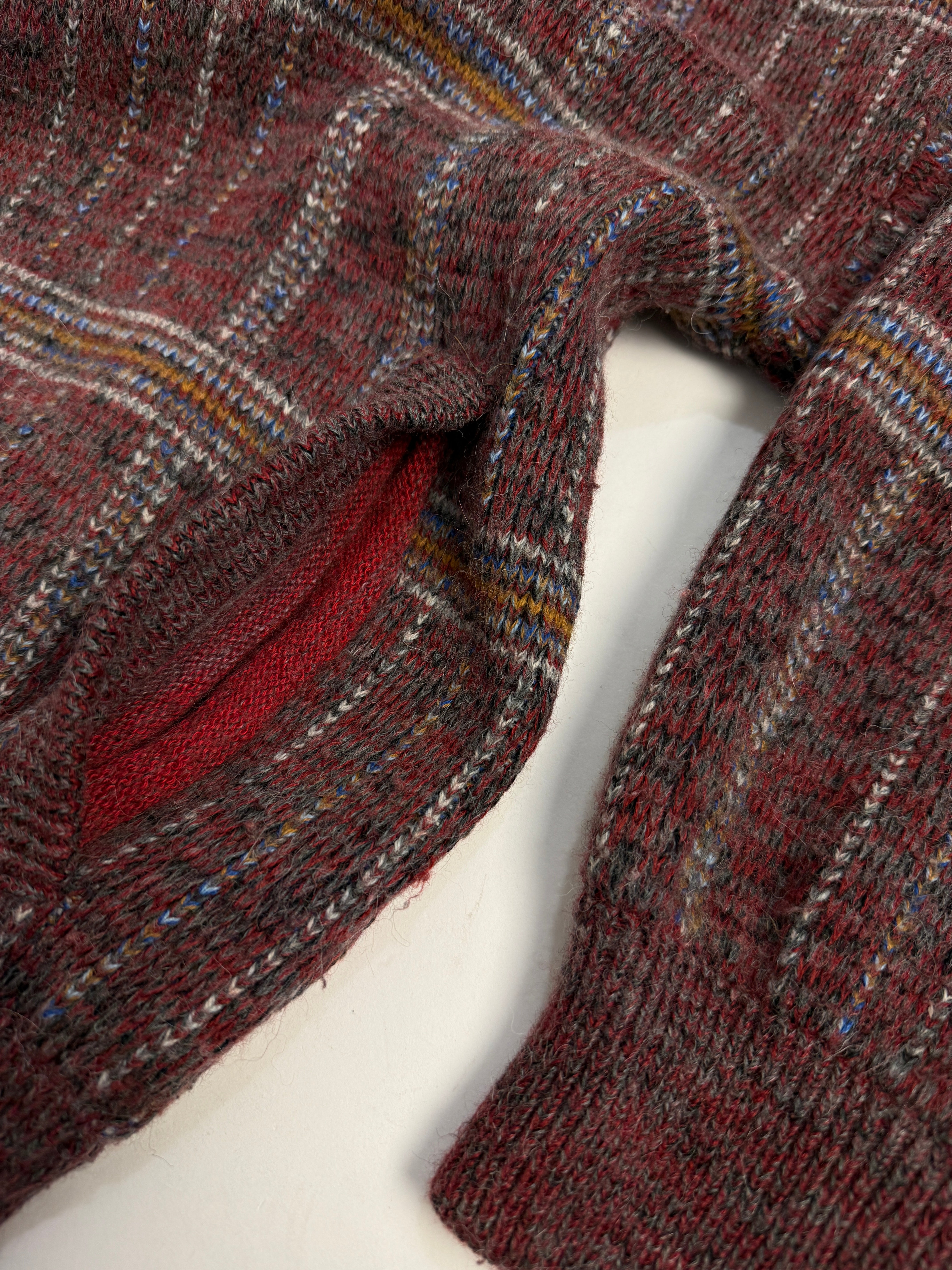 Cardigan anni '80 in misto lana