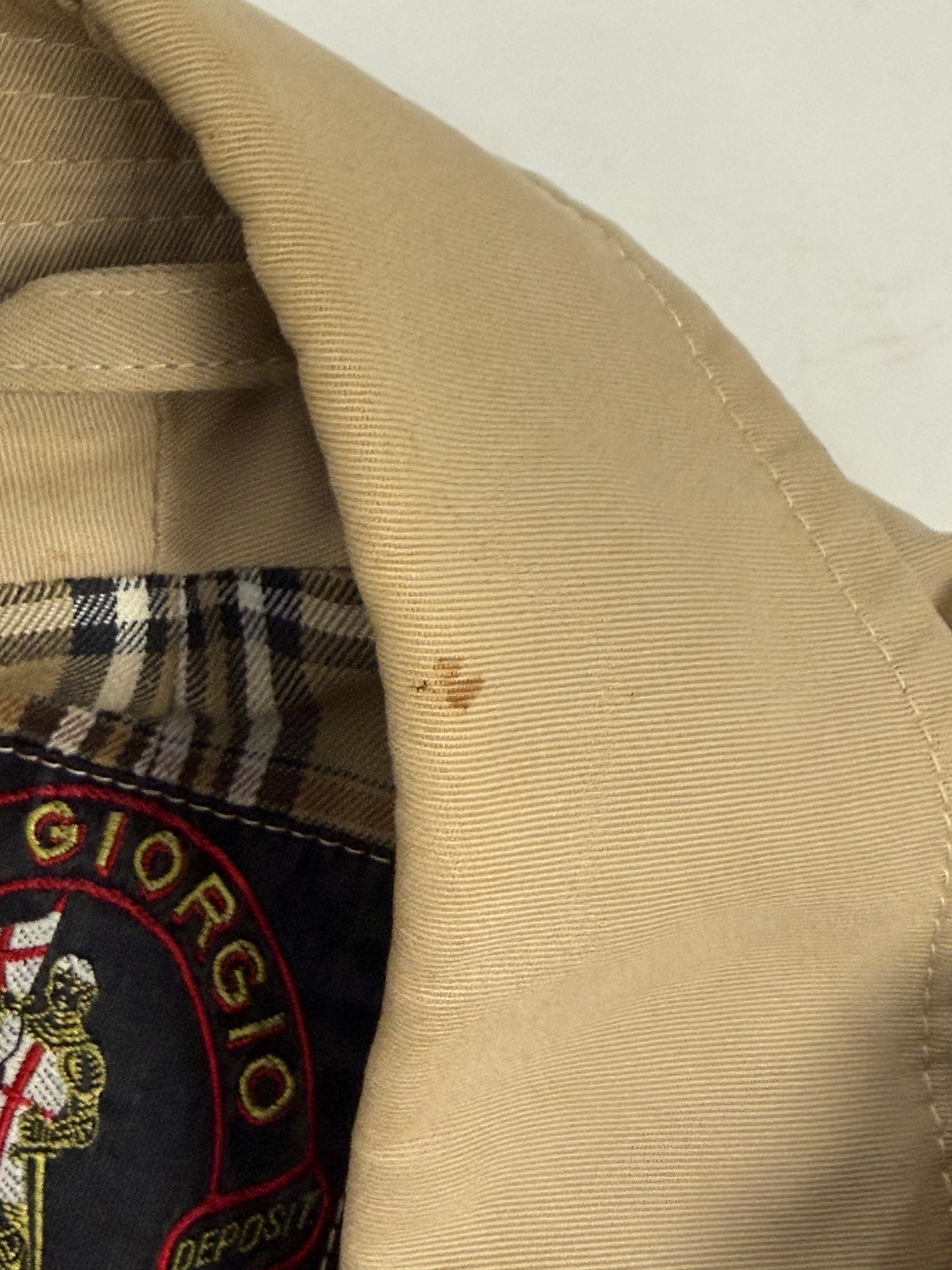 Trench San Giorgio con fodera tartan