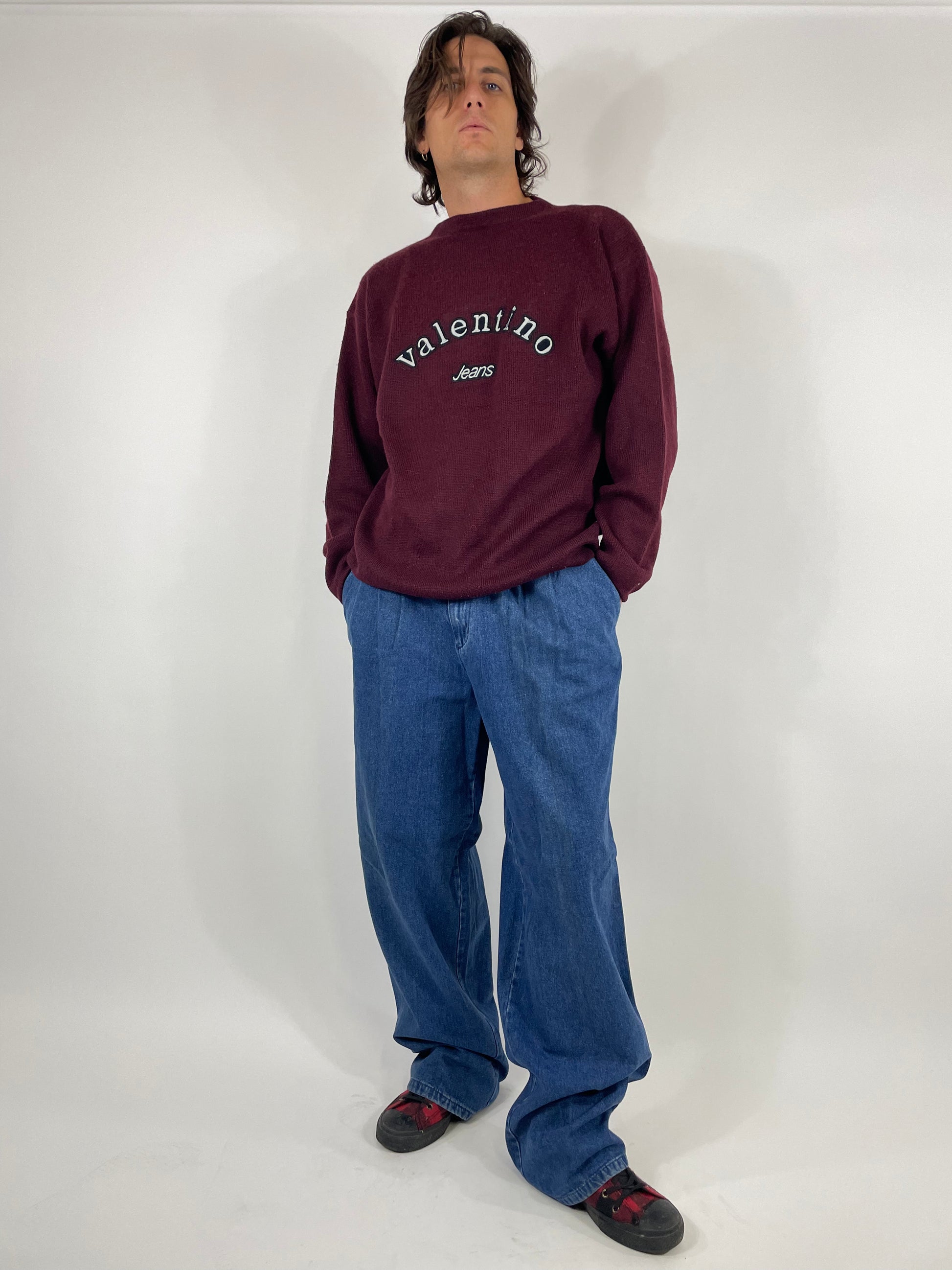 Valentino sales jeans sweatshirt