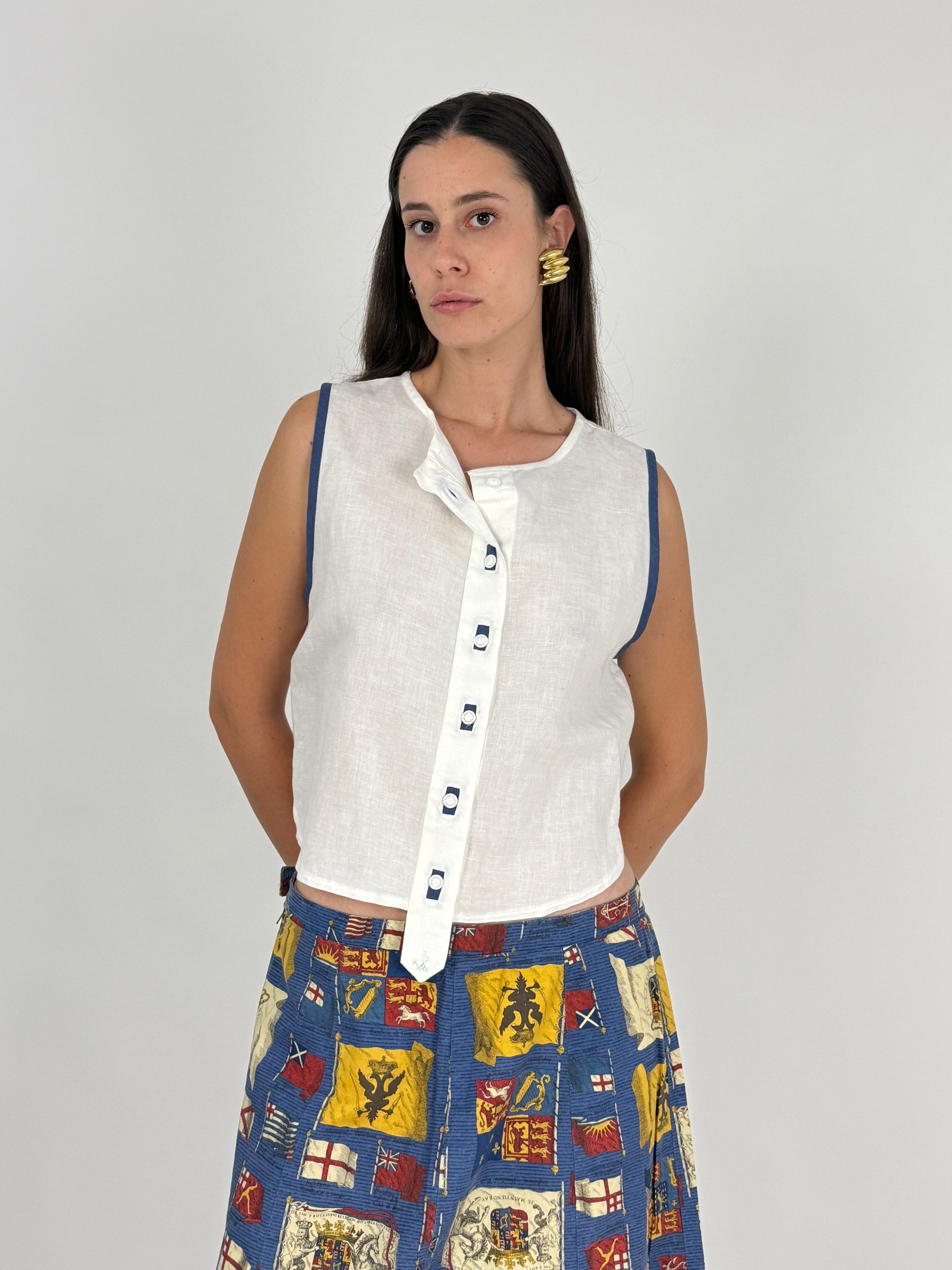 Gilet Giesswein - vista frontale indossato
