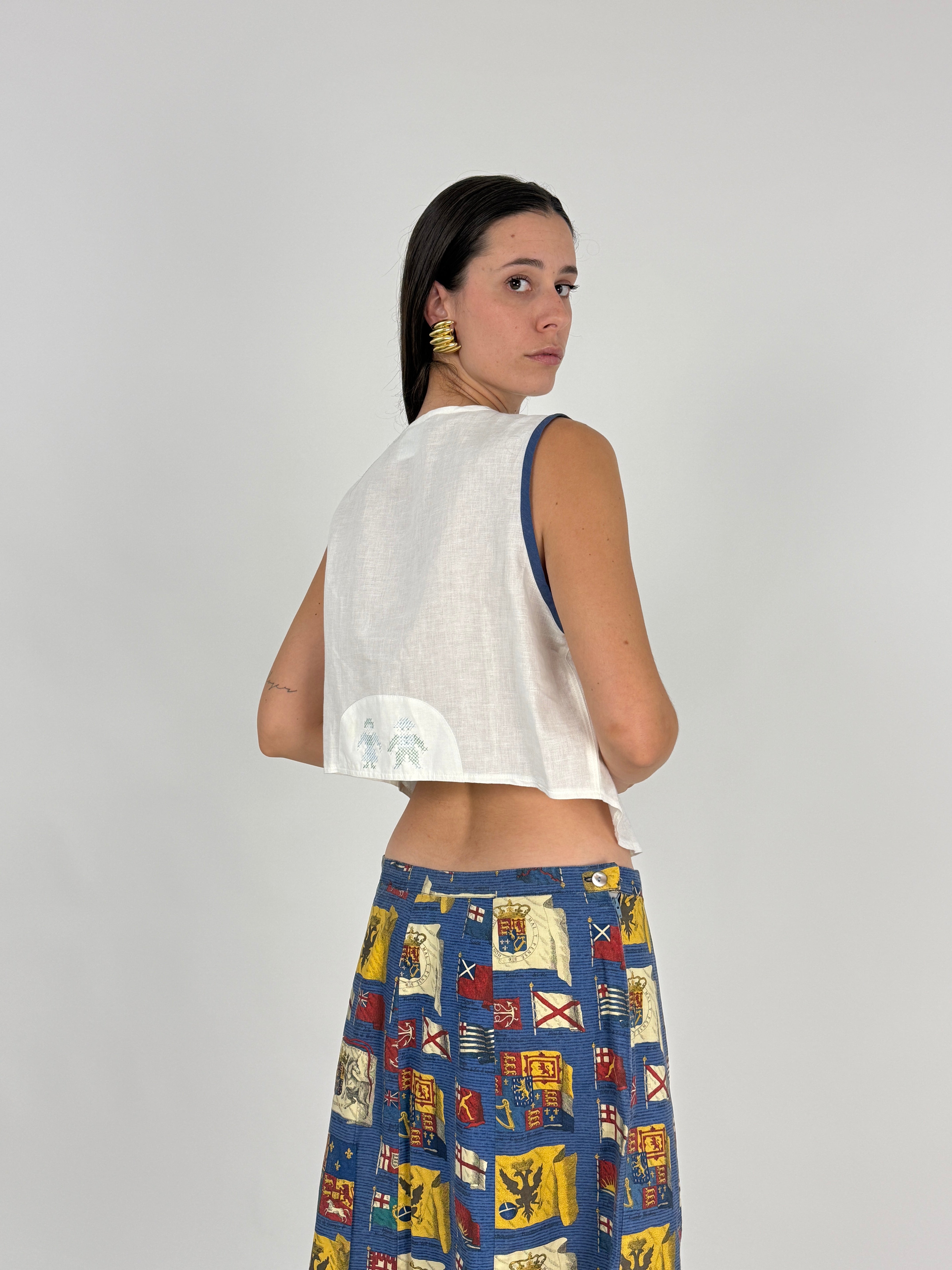 Gilet Giesswein - vista posteriore indossato