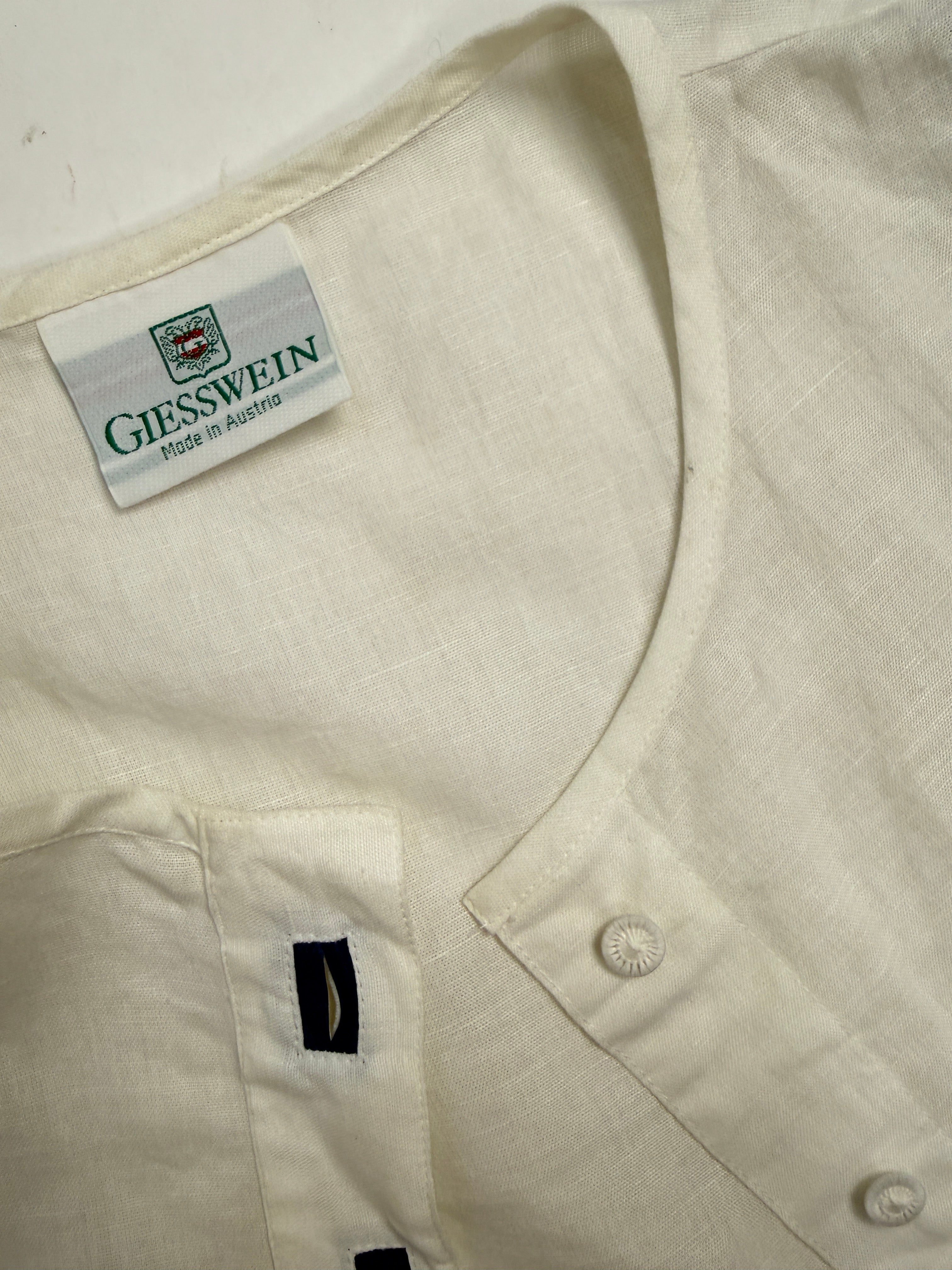 Gilet Giesswein - dettaglio etichetta e colletto