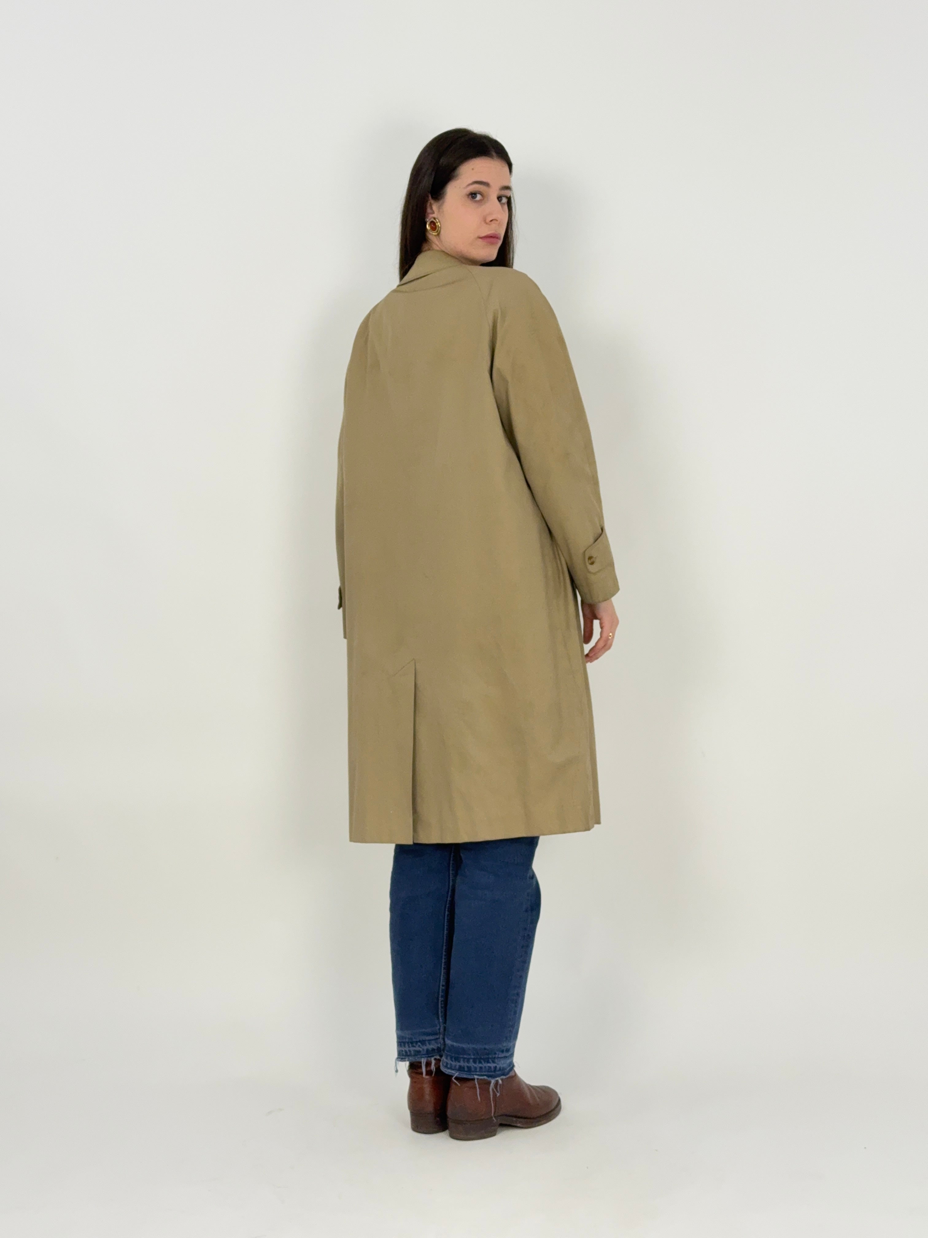 Trench Aquascutum - Made in England con fodera check