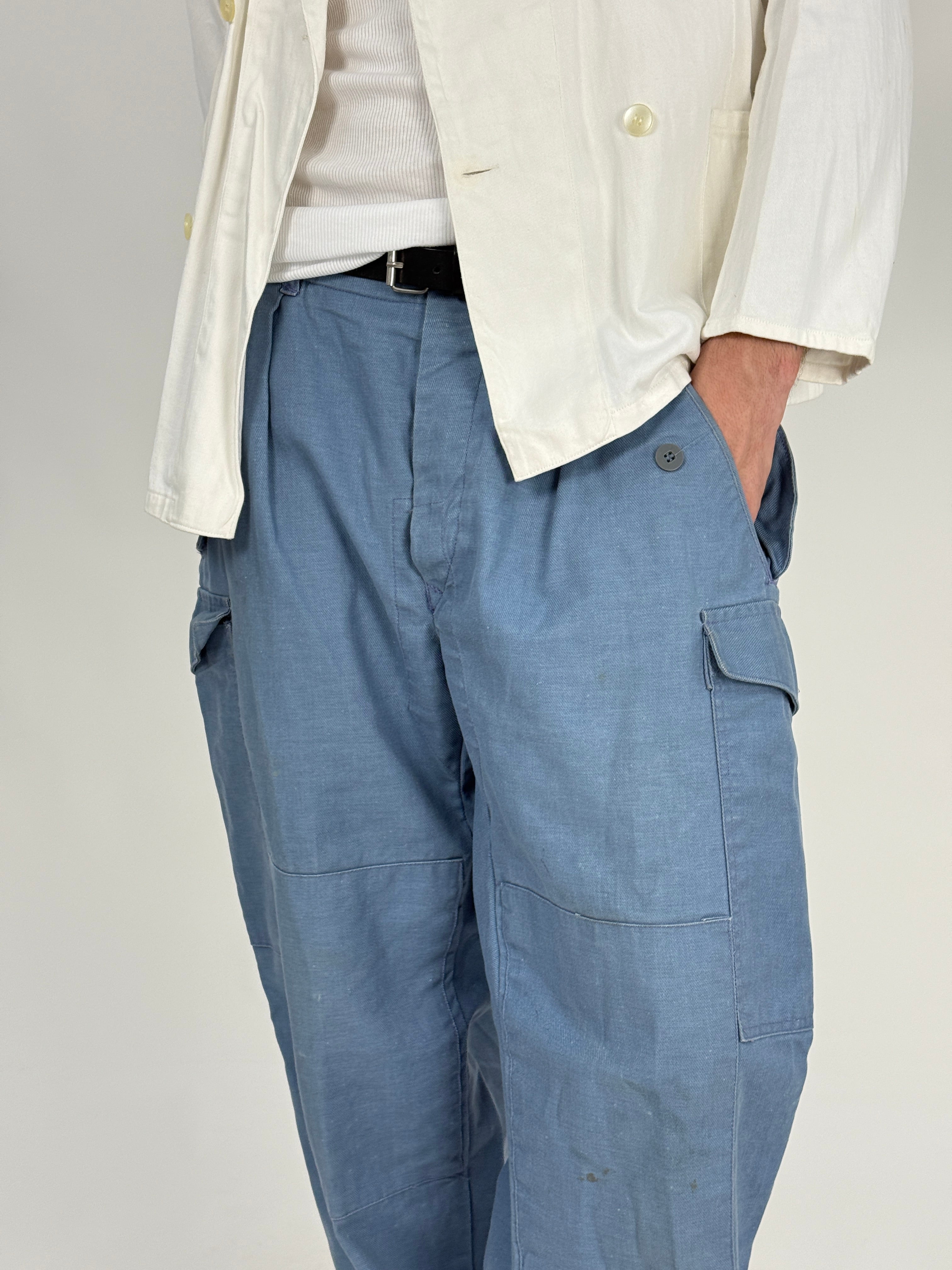 Pantaloni Cargo Protezione Civile Svizzera Anni '70/'80