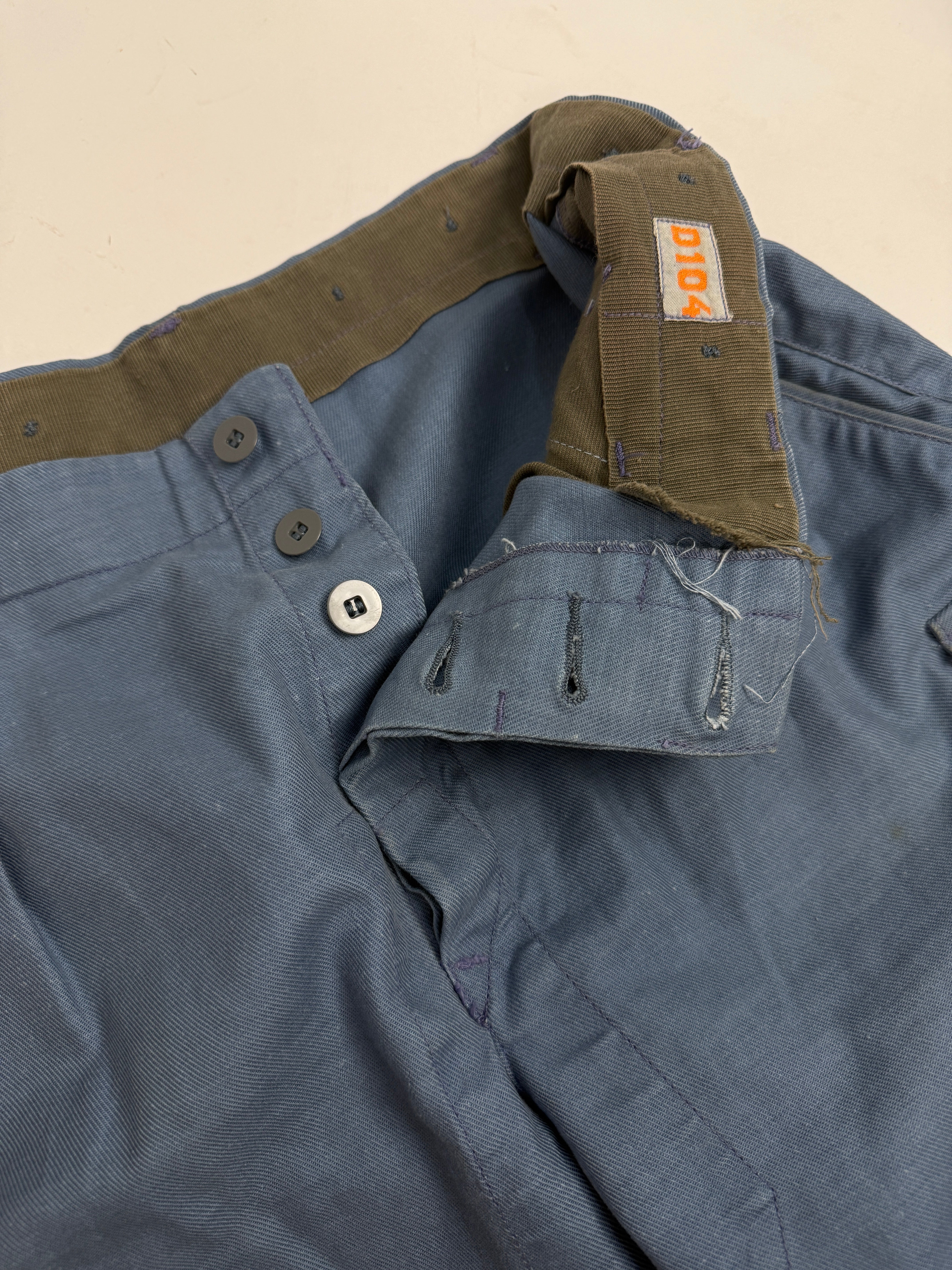 Pantaloni Cargo Protezione Civile Svizzera Anni '70/'80