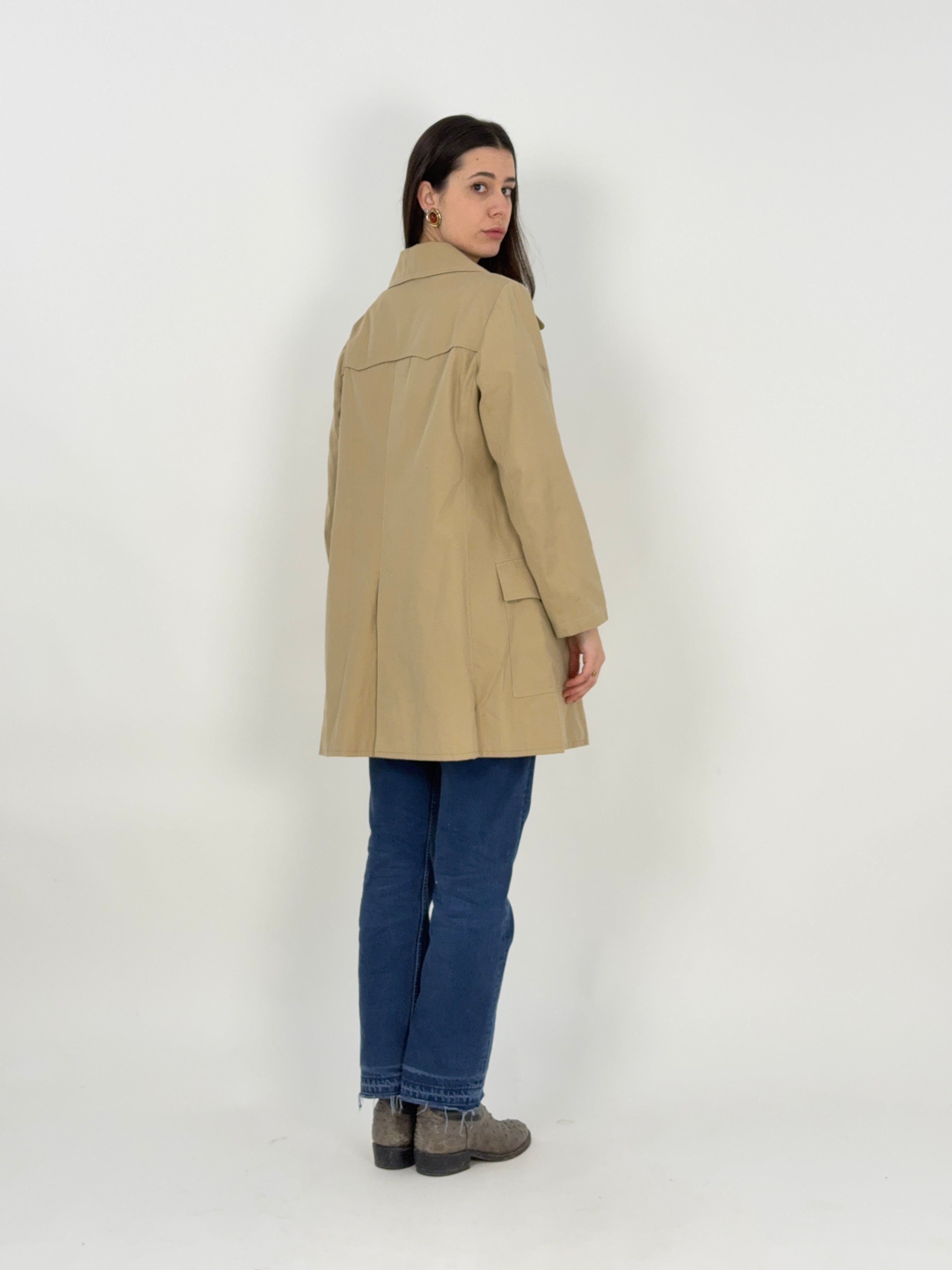 Trench doppiopetto anni '60