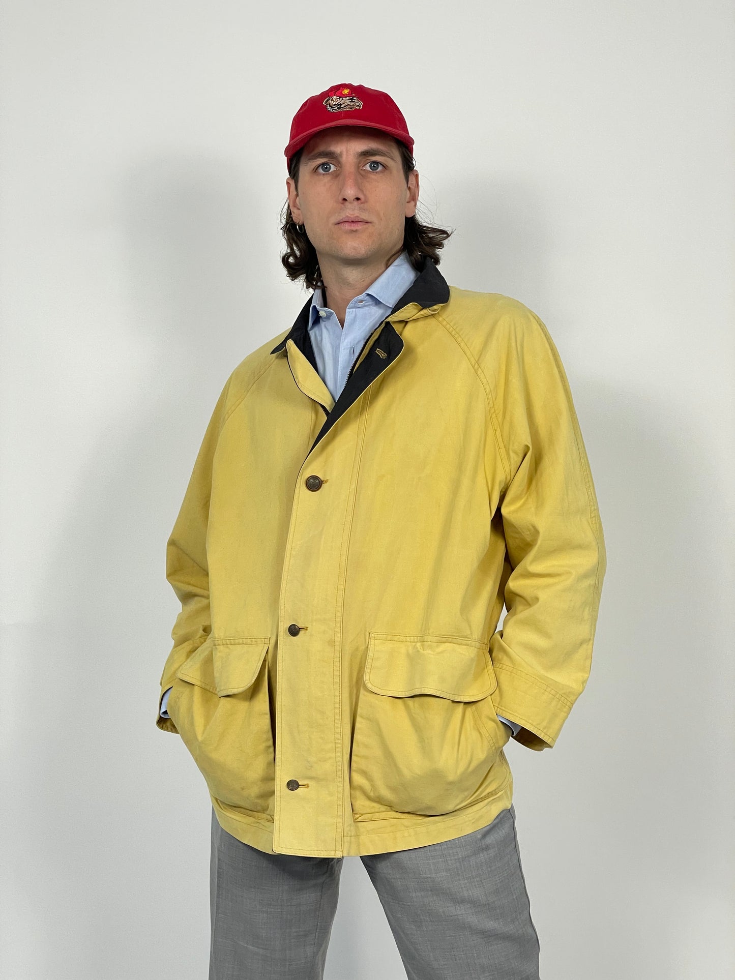 giubbotto-vintage-in-cotone-uomo-yves-saint-laurent-colore-giallo