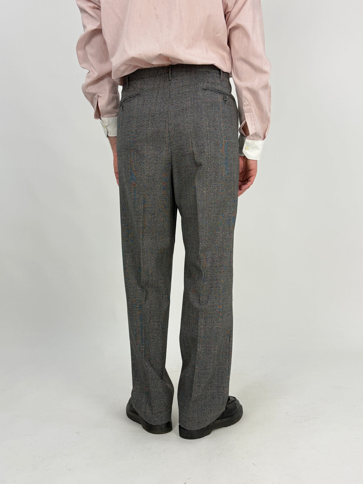 Abito Tre Pezzi Sartoriale Principe di Galles Anni '60 - Taglia 52/54