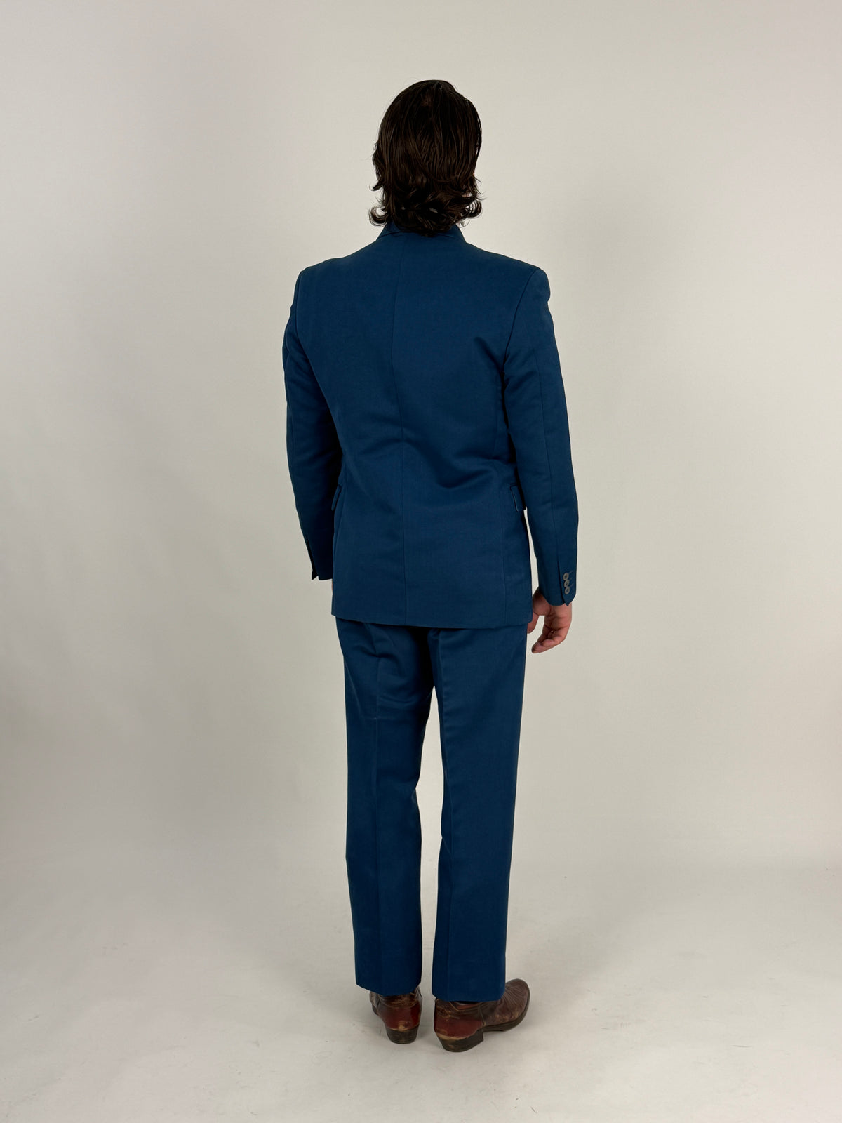 Completo Sartoriale Vintage Blu Petrolio - Taglia 46