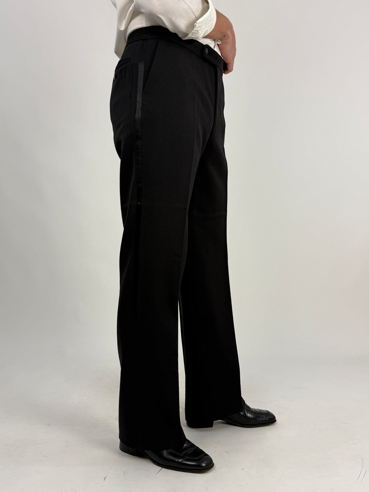 Smoking Vintage Tailor Hoff Pura Lana Vergine Woolmark - Taglia 50/52