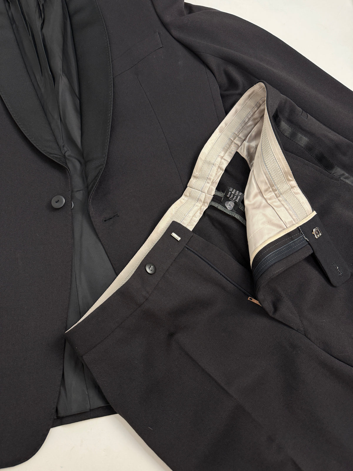 Smoking Vintage Tailor Hoff Pura Lana Vergine Woolmark - Taglia 50/52