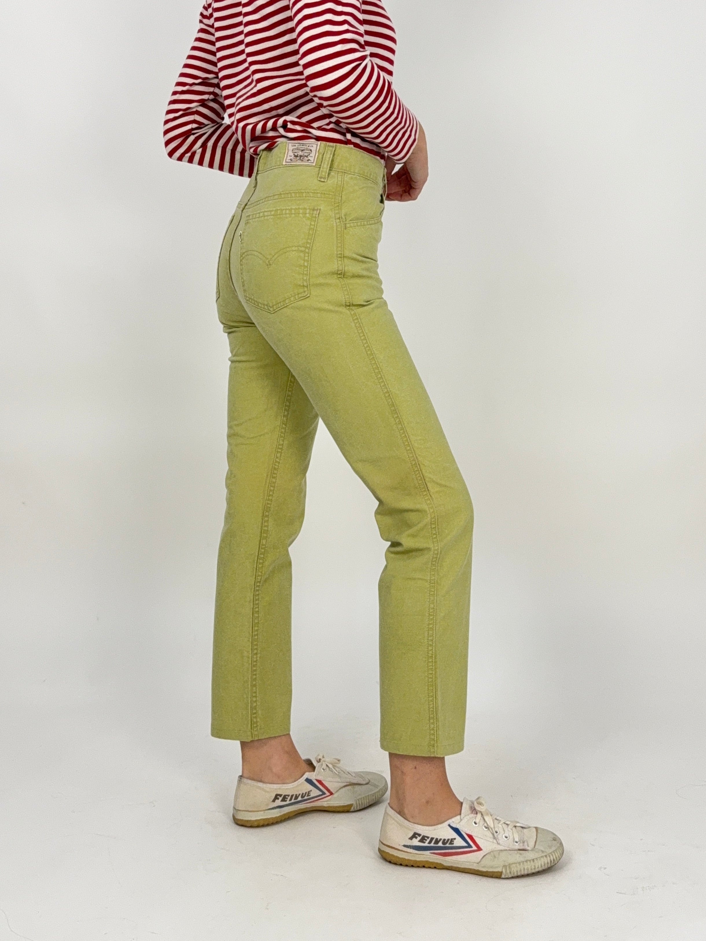 Jeans Levi's vintage - verde lime