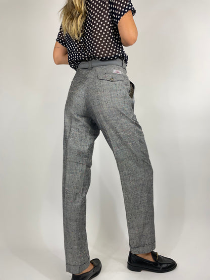 1980s zip-up trousers