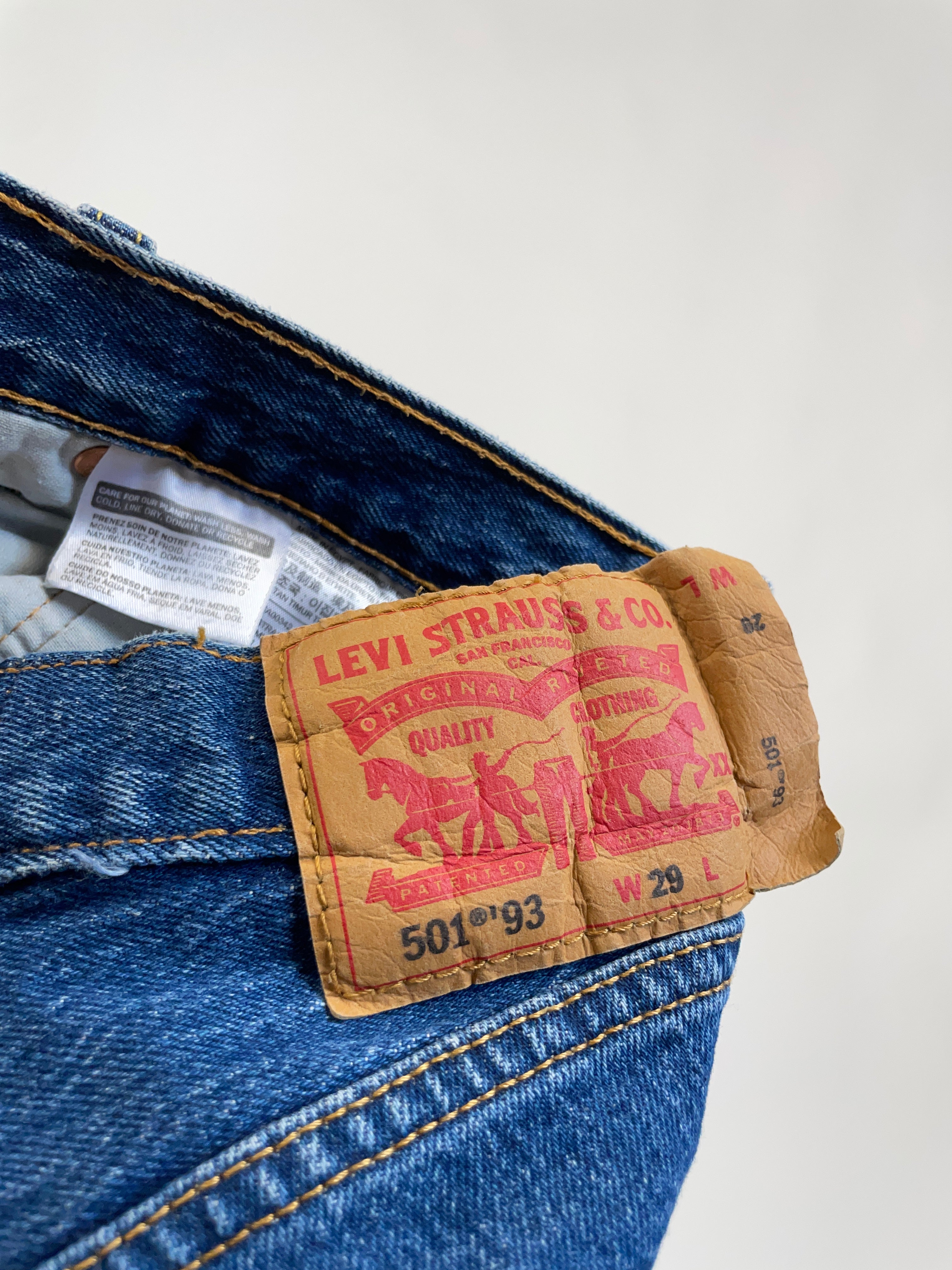 Bermuda Levi's 501'93