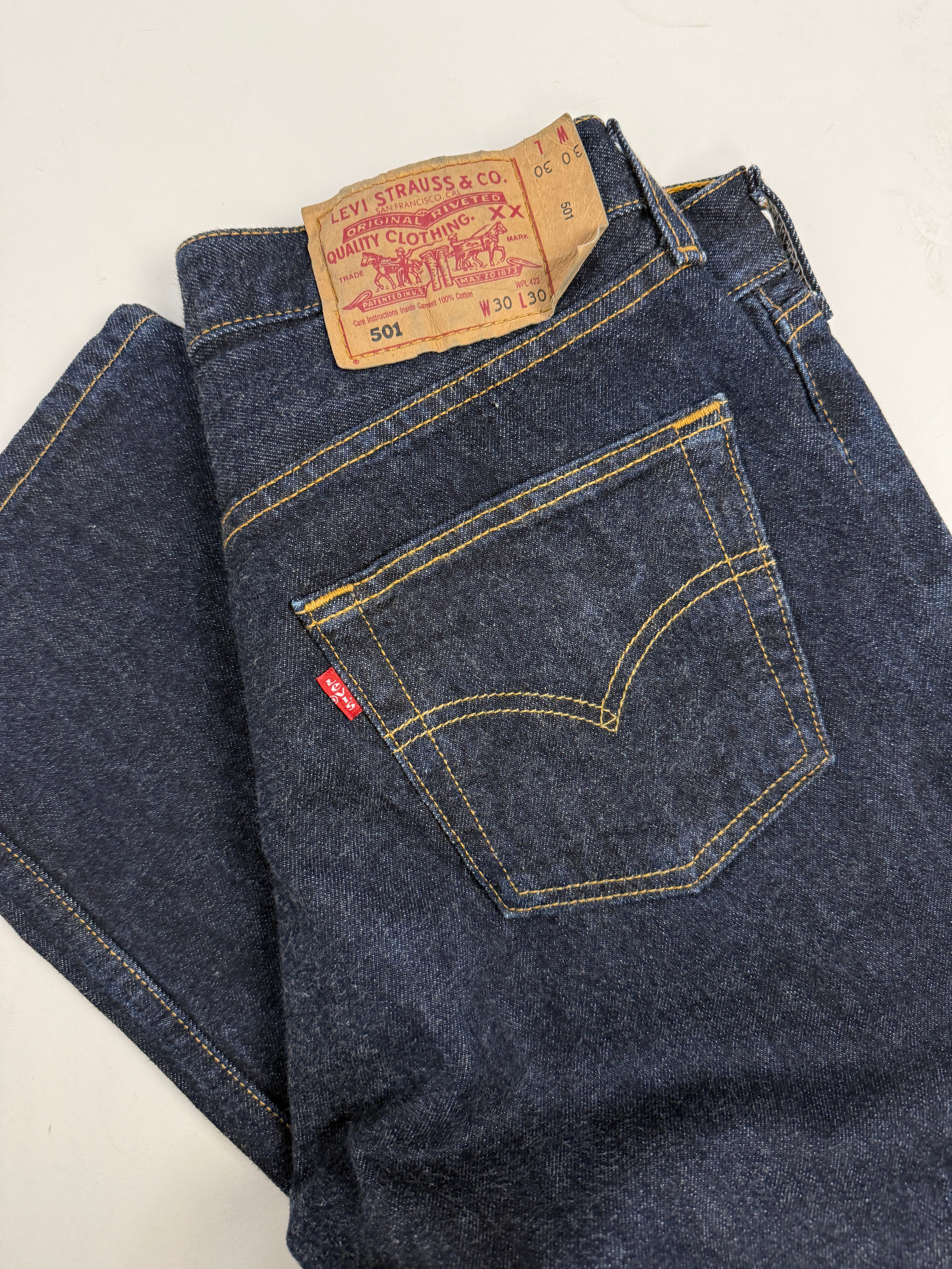 Jeans Levi's 501 - W30 L30 - Blu denim
