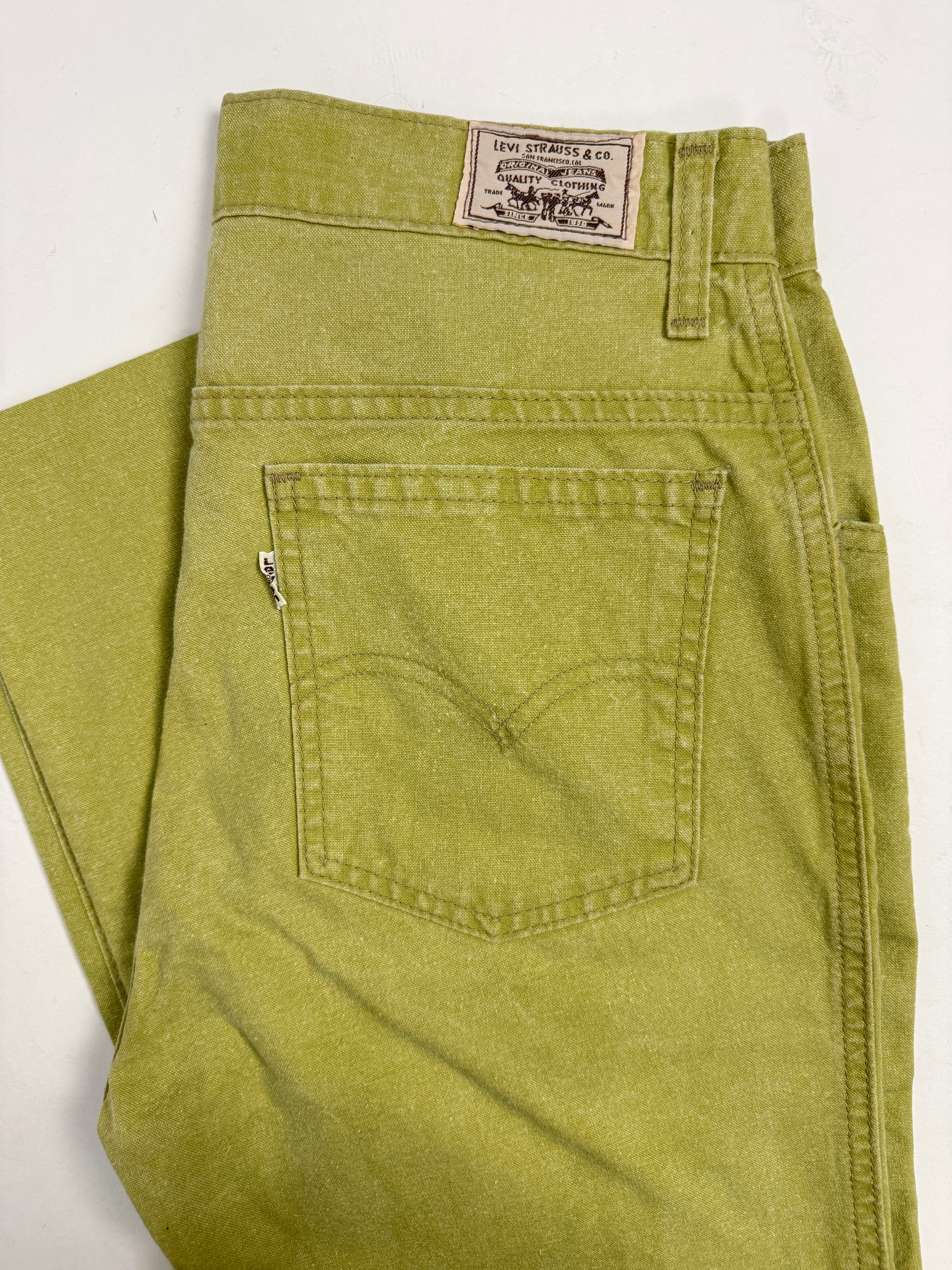 Jeans Levi's vintage - verde lime