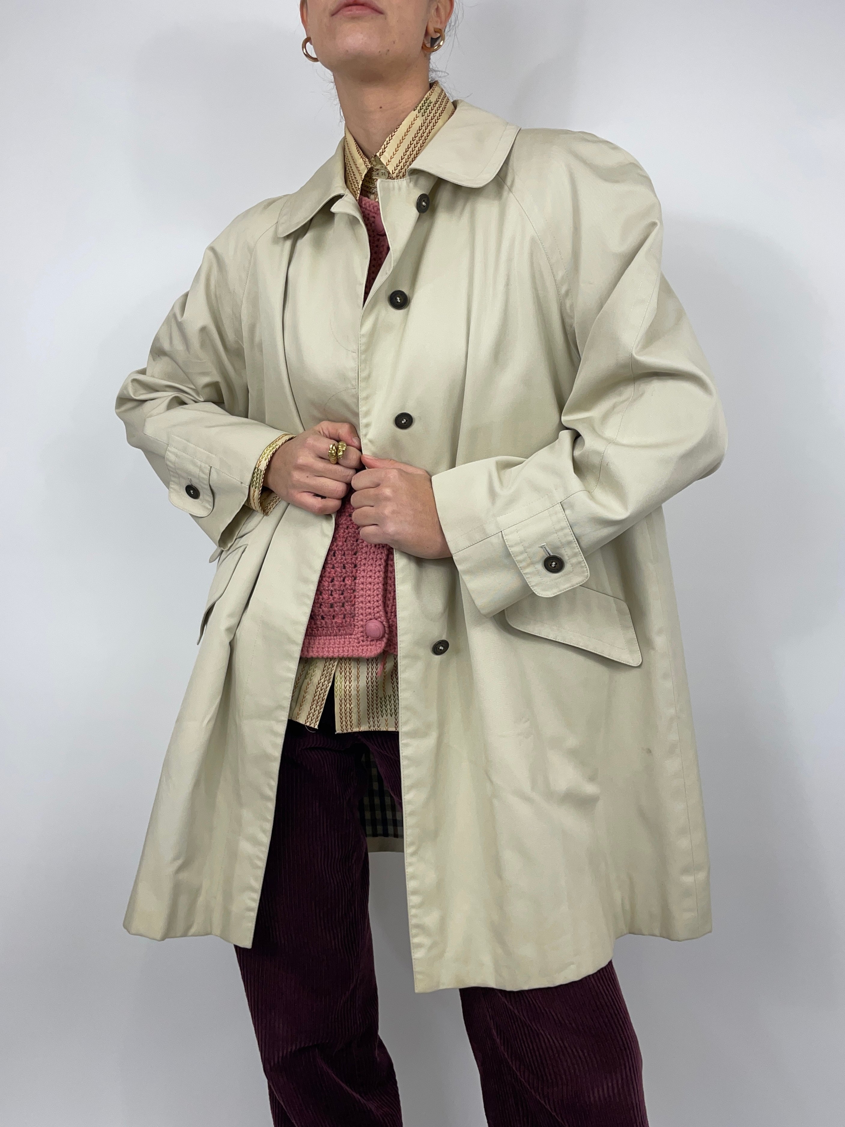 Trench Aquascutum Made in England Donna Fangovintage