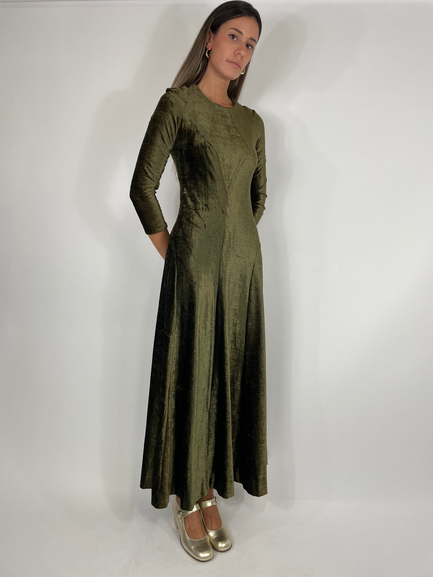 Maßgeschneidertes Kleid 1960
