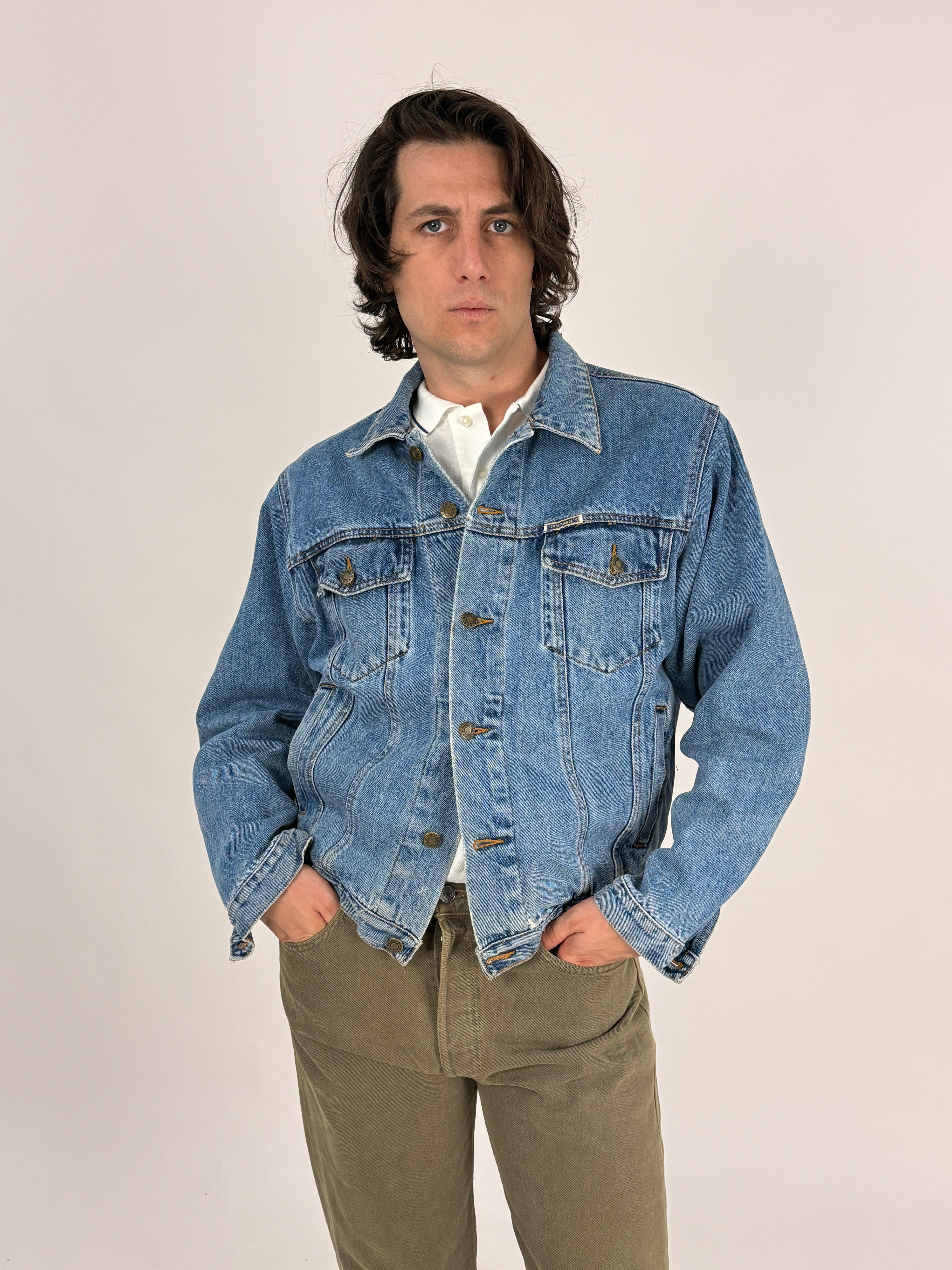 Giacca jeans vintage The Symbol's - vista frontale