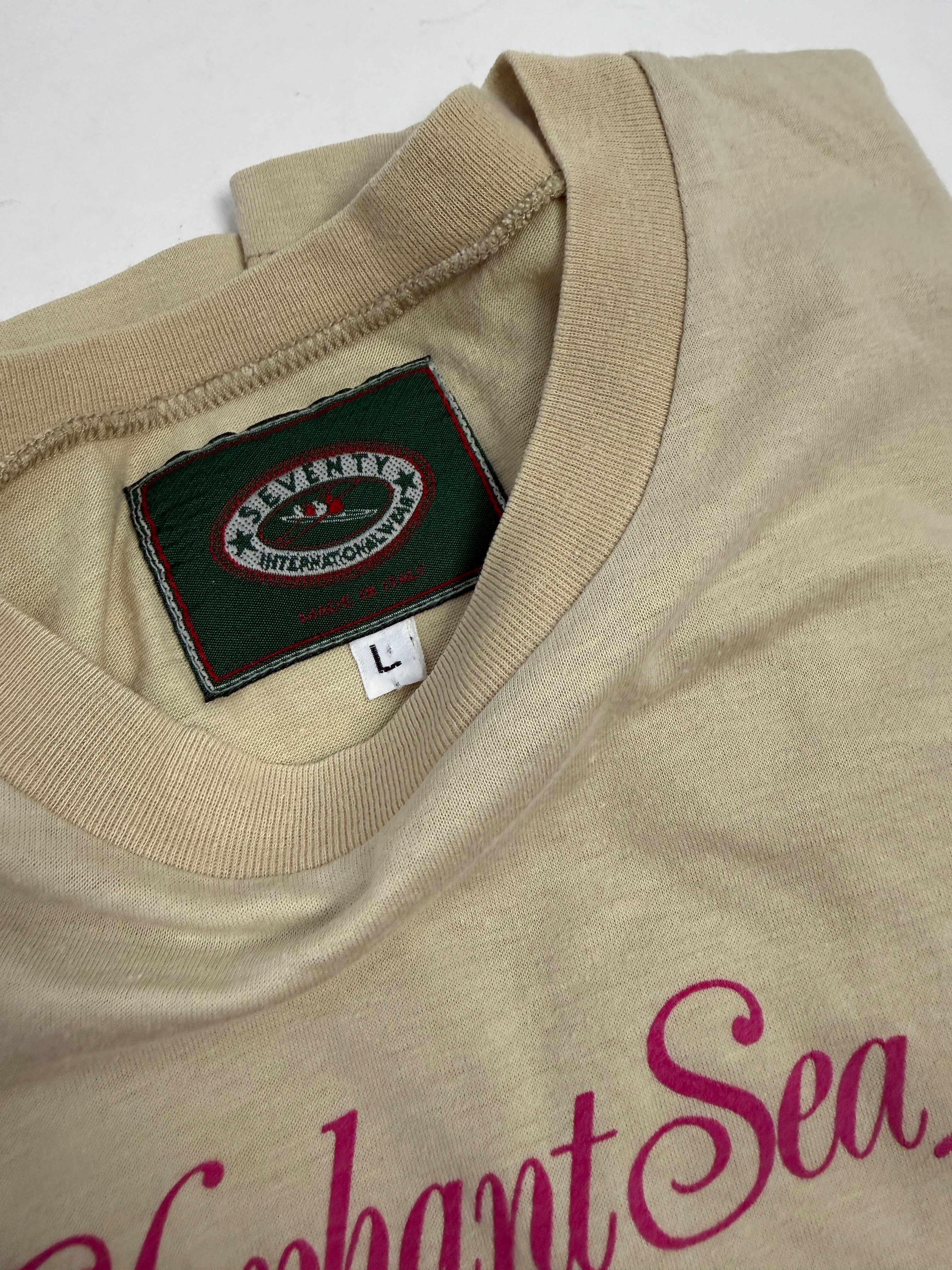 T-shirt vintage Savane - dettaglio etichetta originale Since 1956