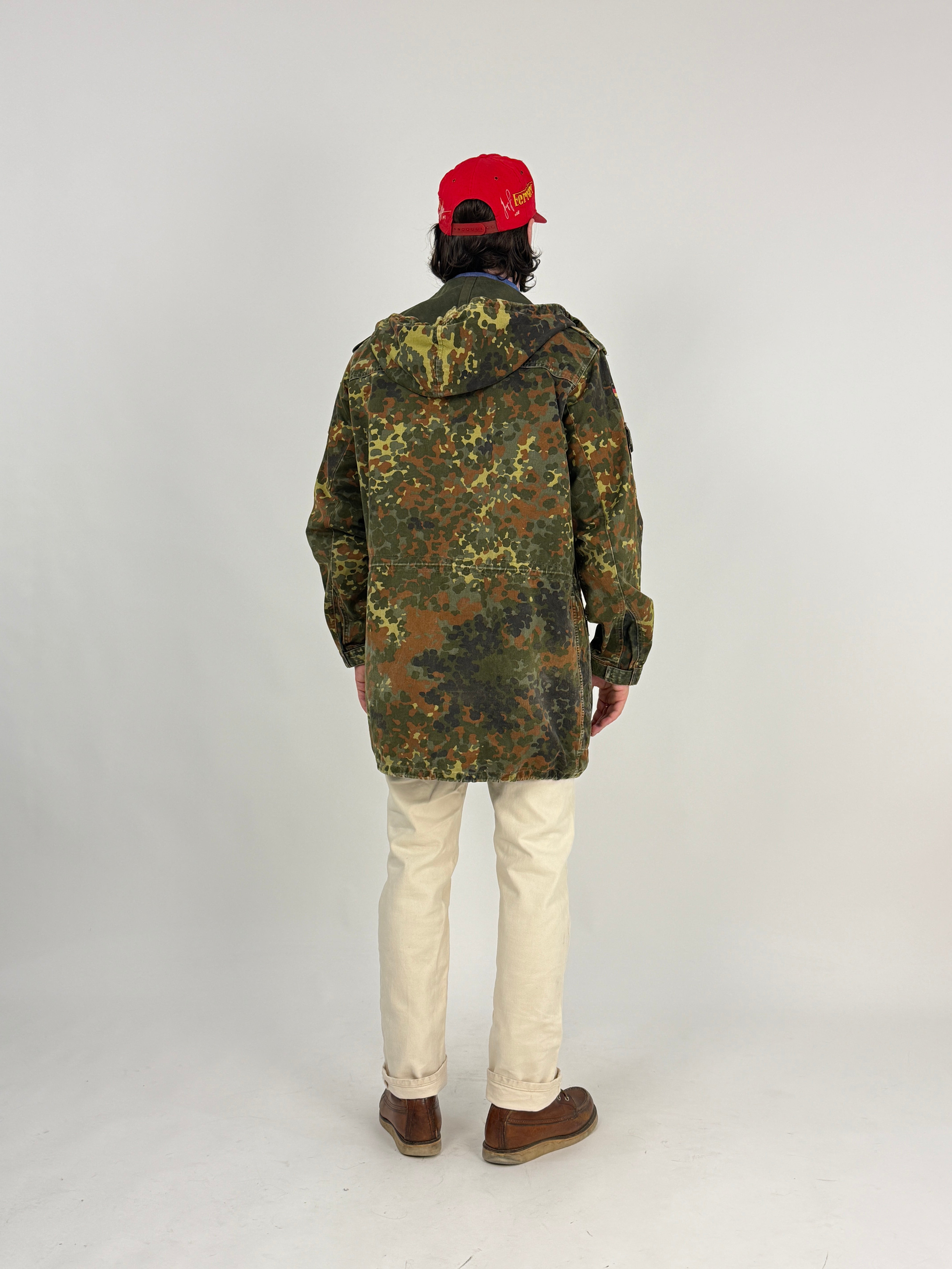 Parka Militare Bundeswehr Flecktarn - vista posteriore