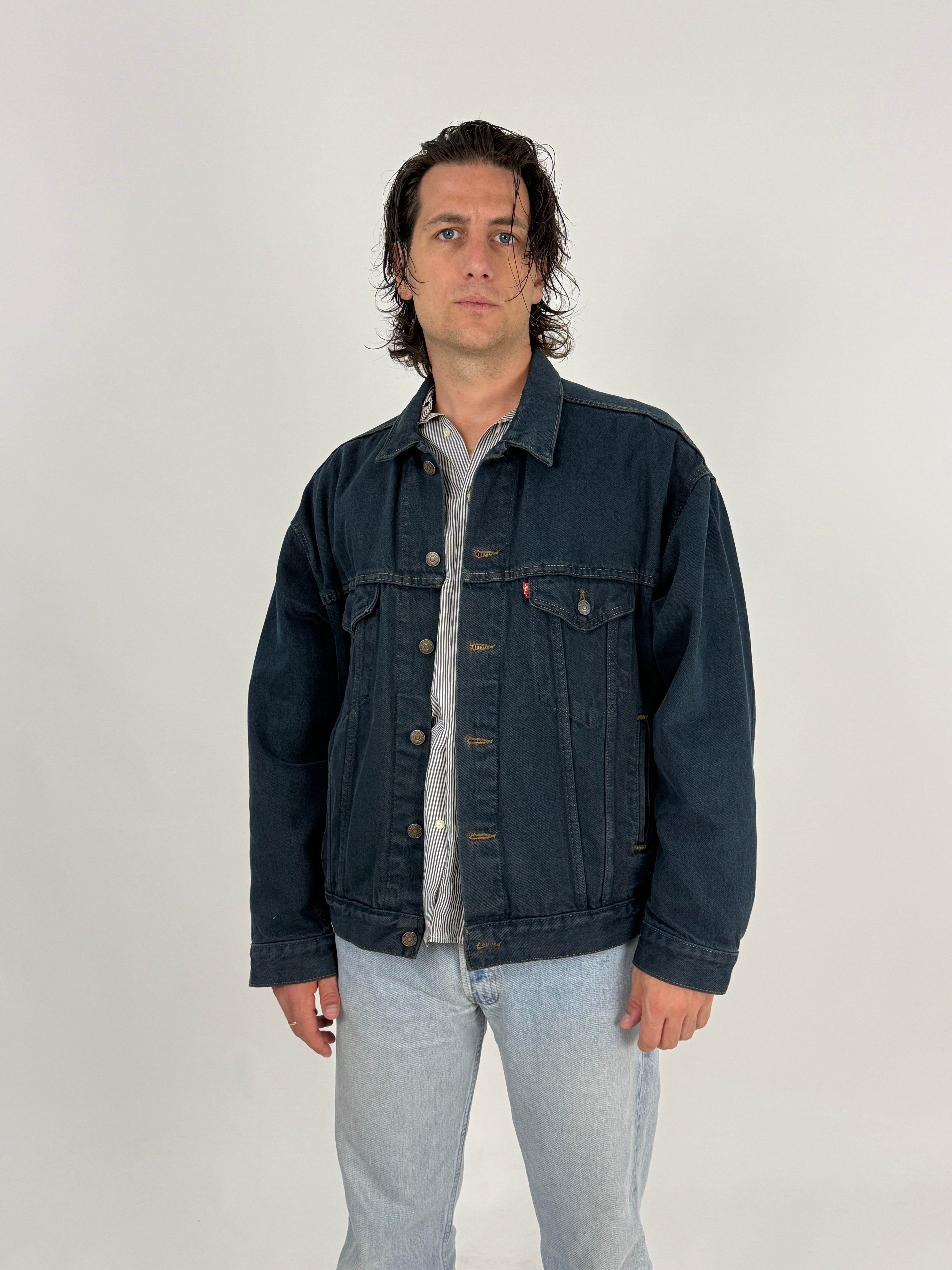 Giacca Denim Levi's Vintage Made in USA Anni '80
