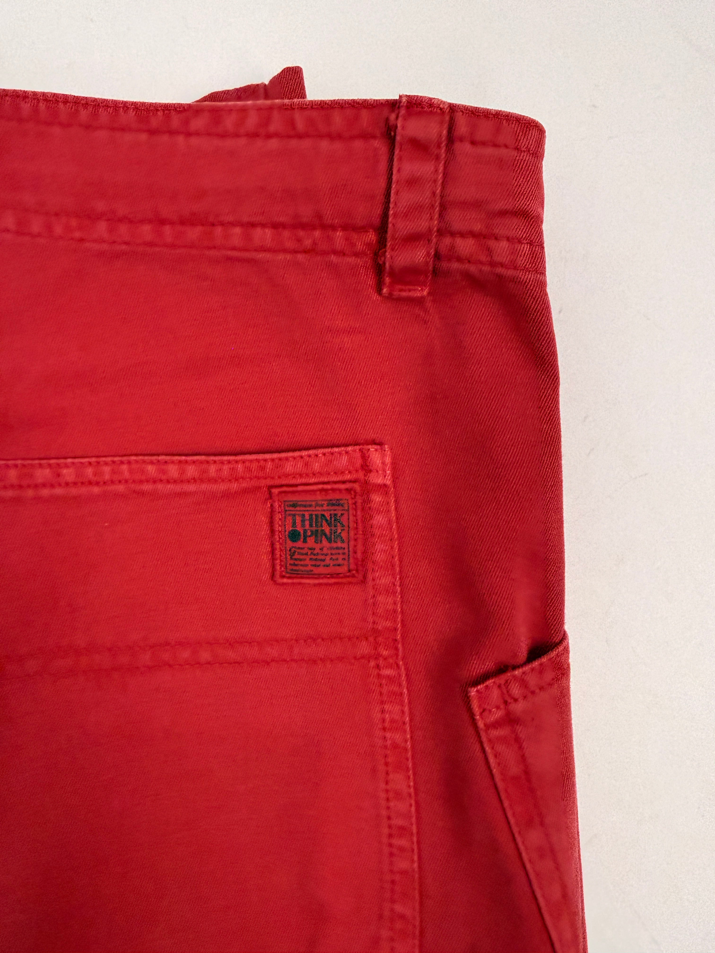 Pantaloni vintage Think Pink - Taglio Wide Leg con Coulisse