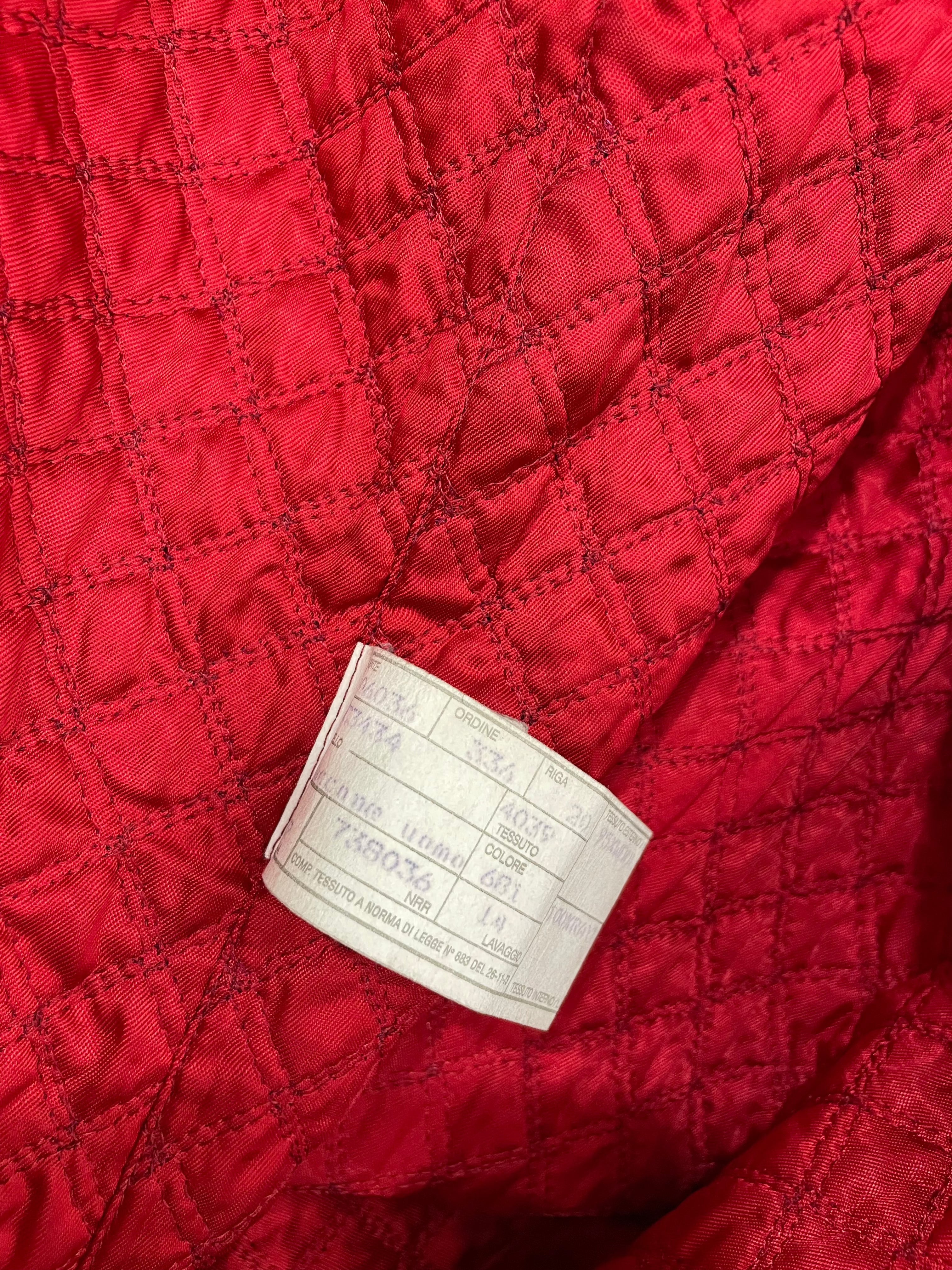 ジャケット・アウター GIANNI VERSACE 1990s Quilted Wool Coat Gianni Versace 90s Vintage coat - Fangovintage