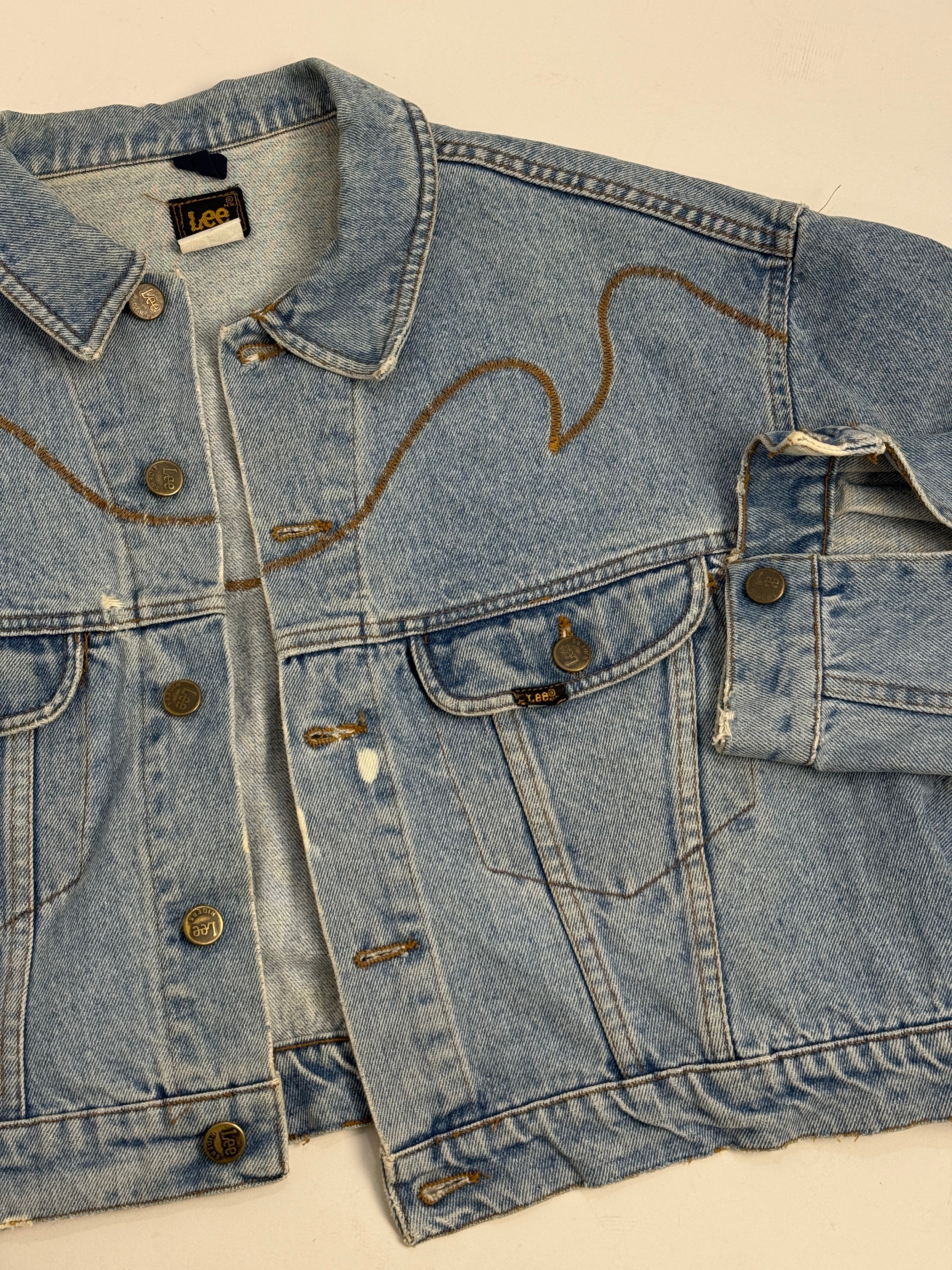 Vintage Lee Riders denim jacket Cropped - USA