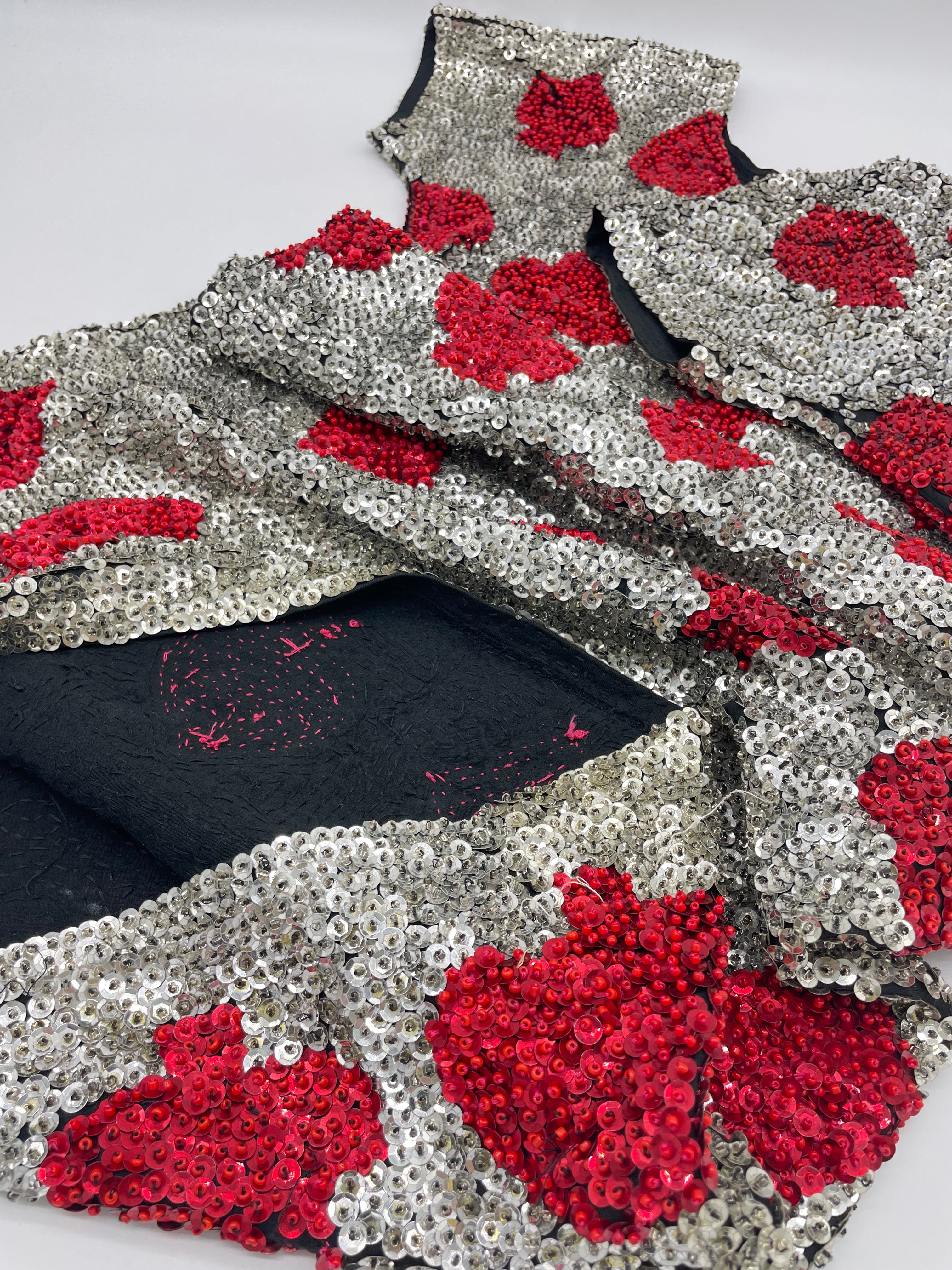 Abito corto di paillettes anni '80 - Fangovintage