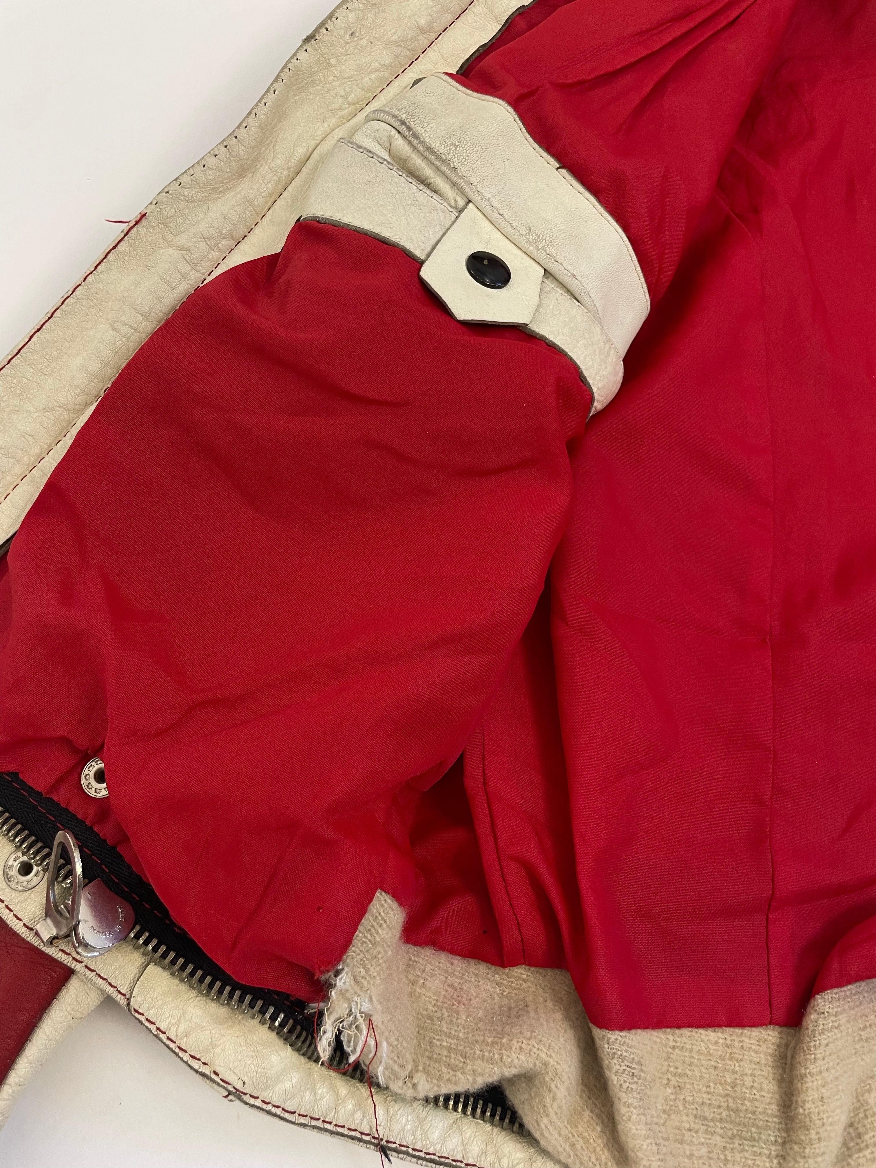 HARRO Leather biker jacket anni '70