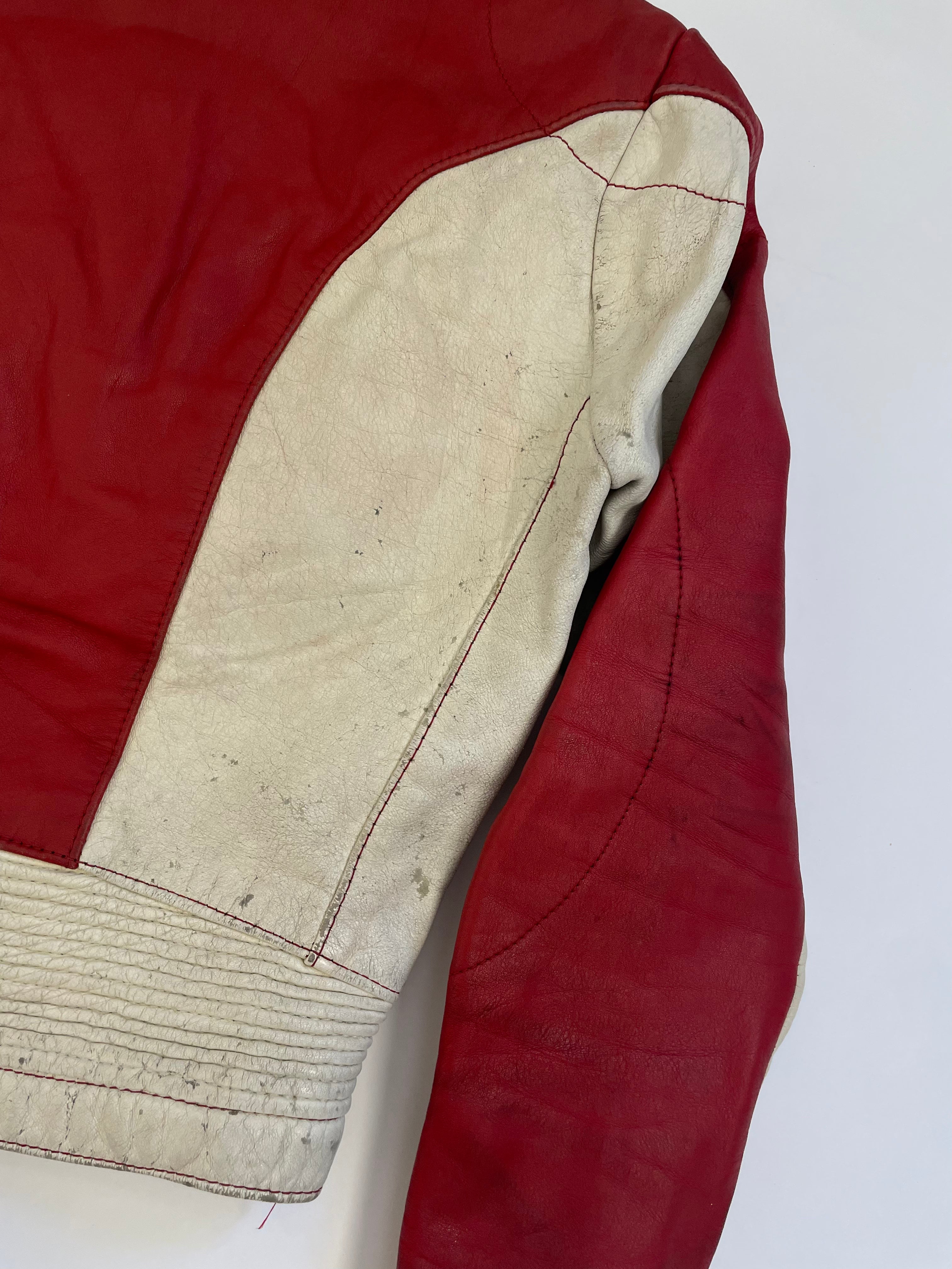 HARRO Leather biker jacket anni '70
