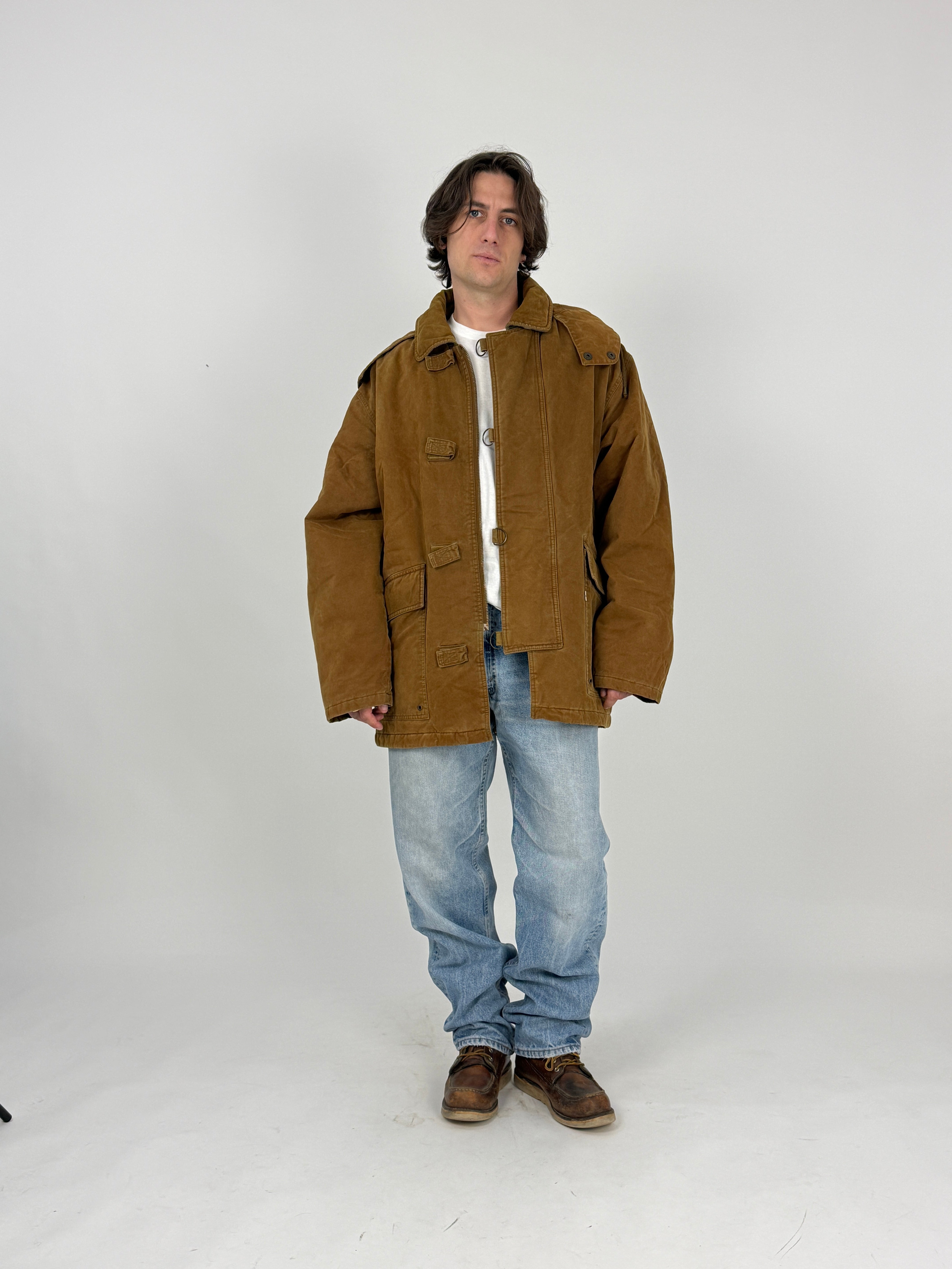 Giaccone Levi's Fireman Coat Canvas Anni '80 - Taglia XL