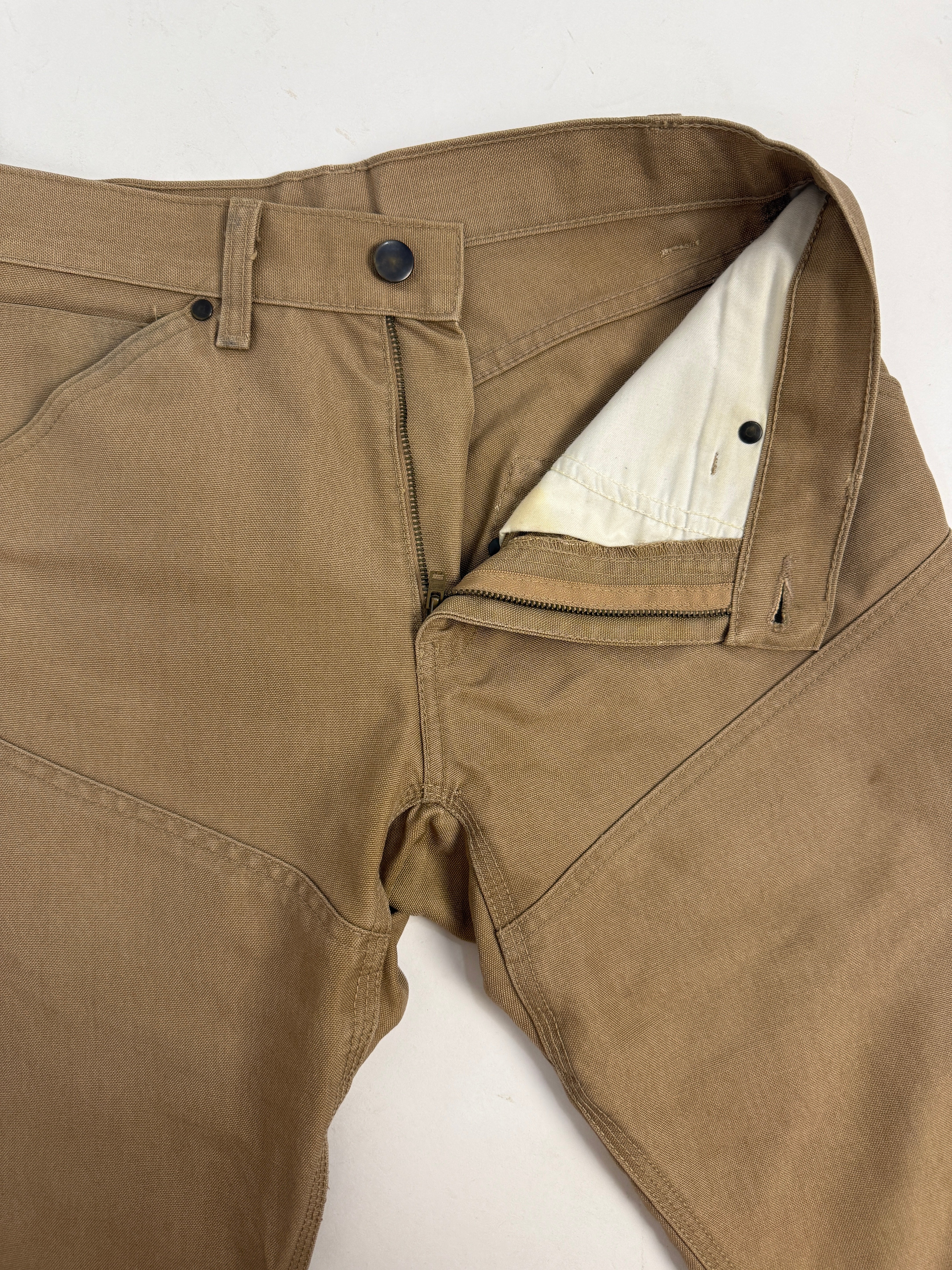 Pantaloni Levi's Double Knee Tan Canvas Anni 2000 - W28 L32 (IT40)