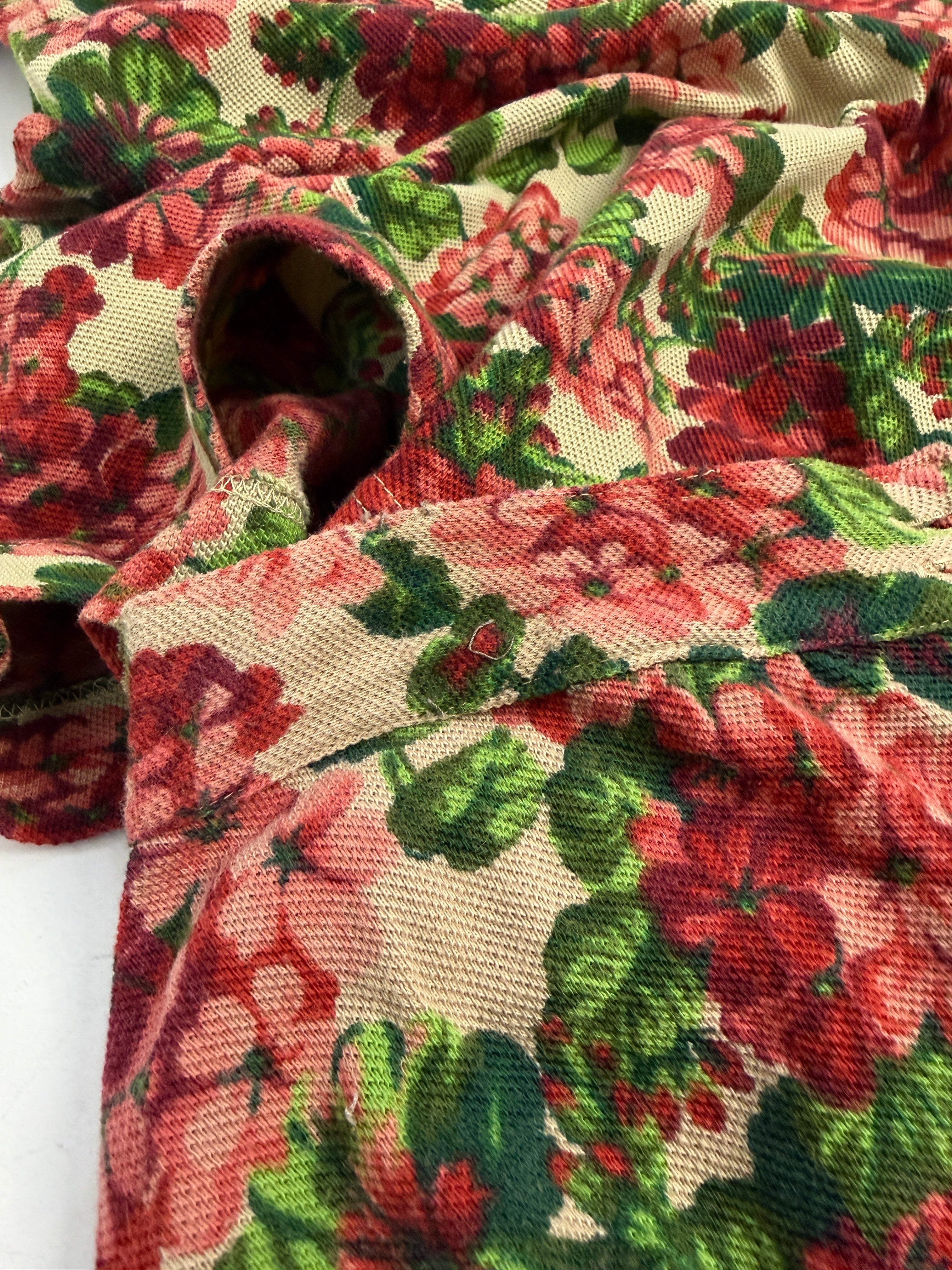 Set coordinato Blusa e Gonna in cotone a fiori