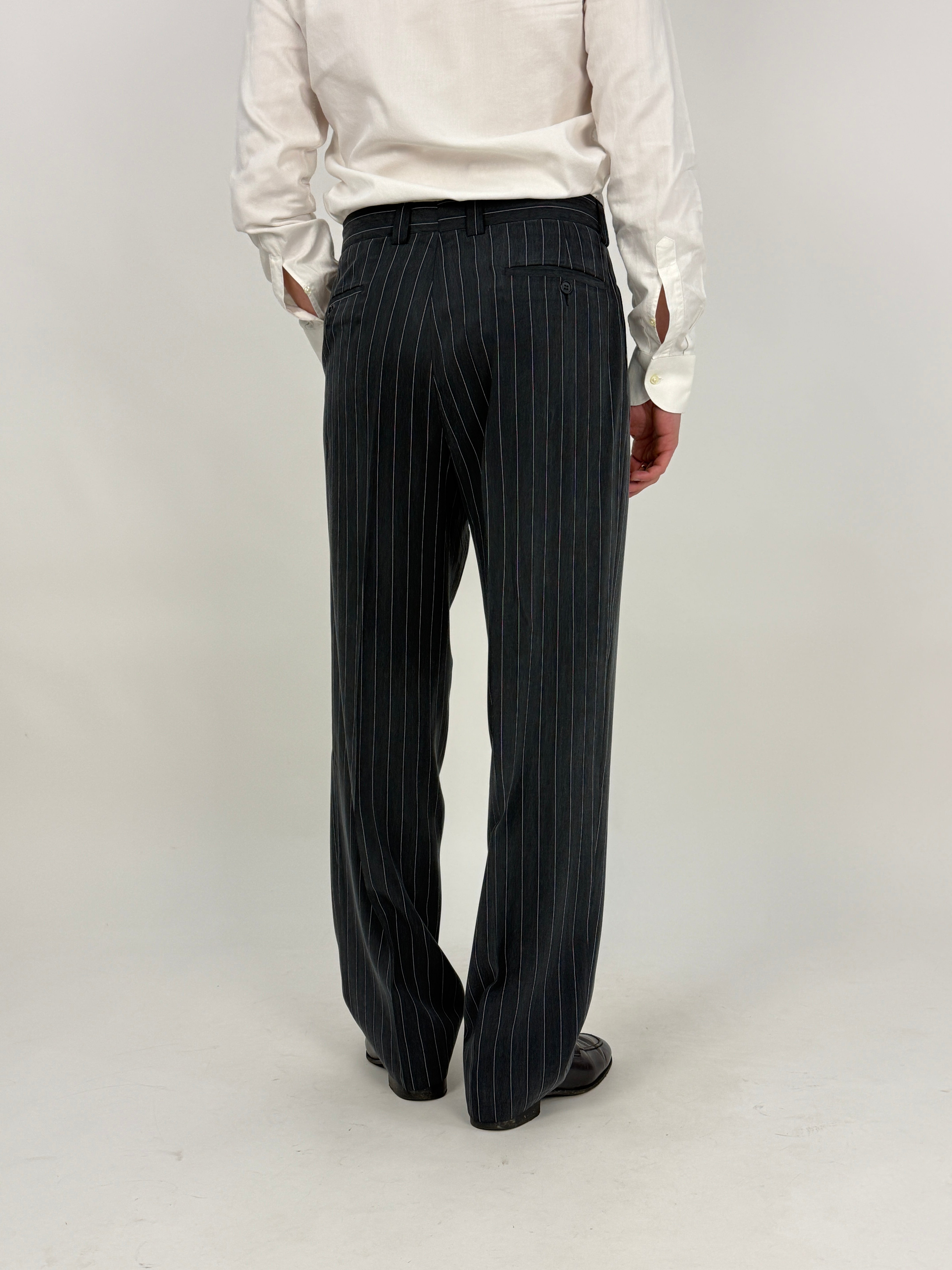 Completo gessato V2 Gianni Versace vintage