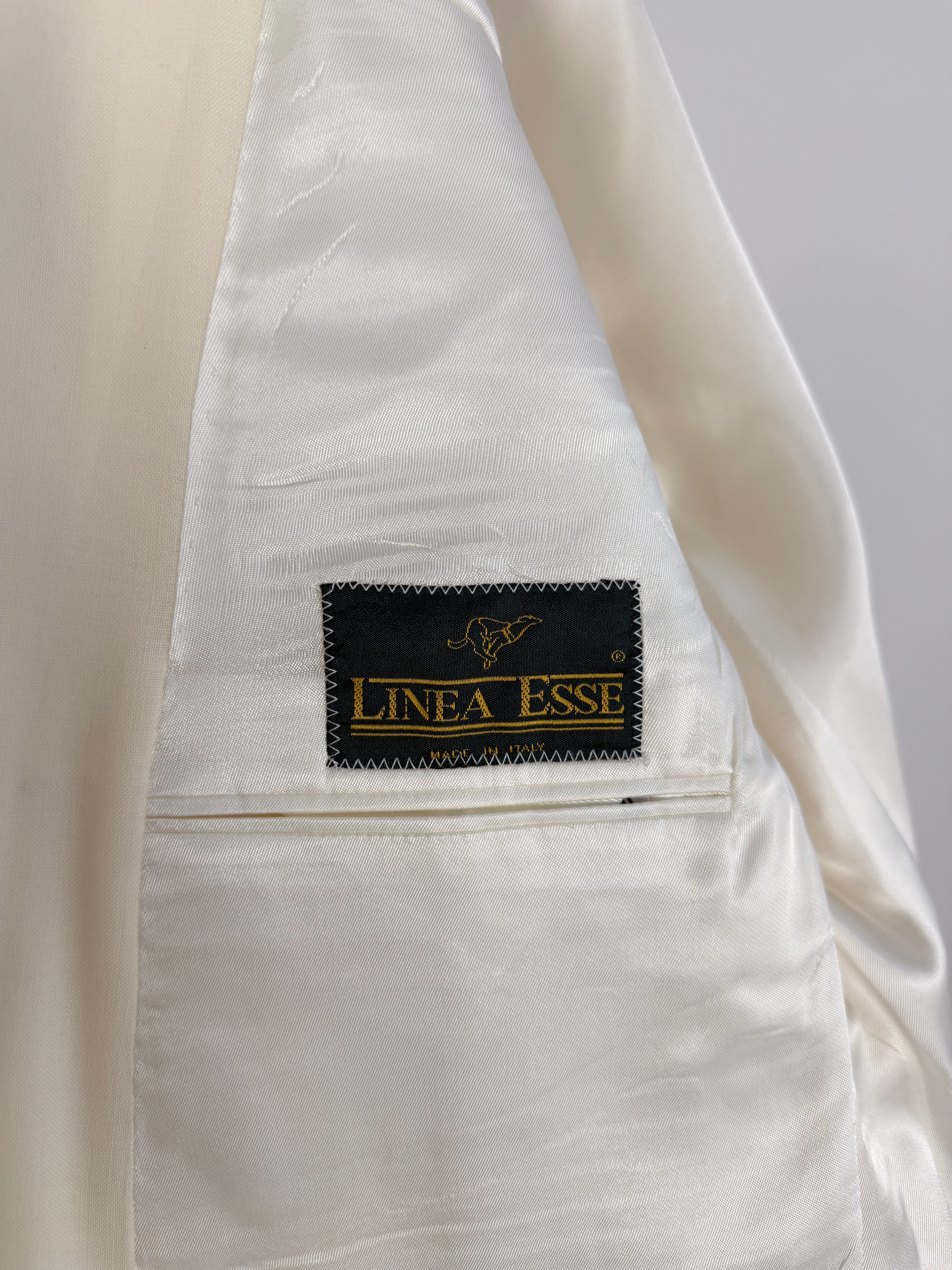 Blazer vintage sartoriale doppiopetto con bottoni oro