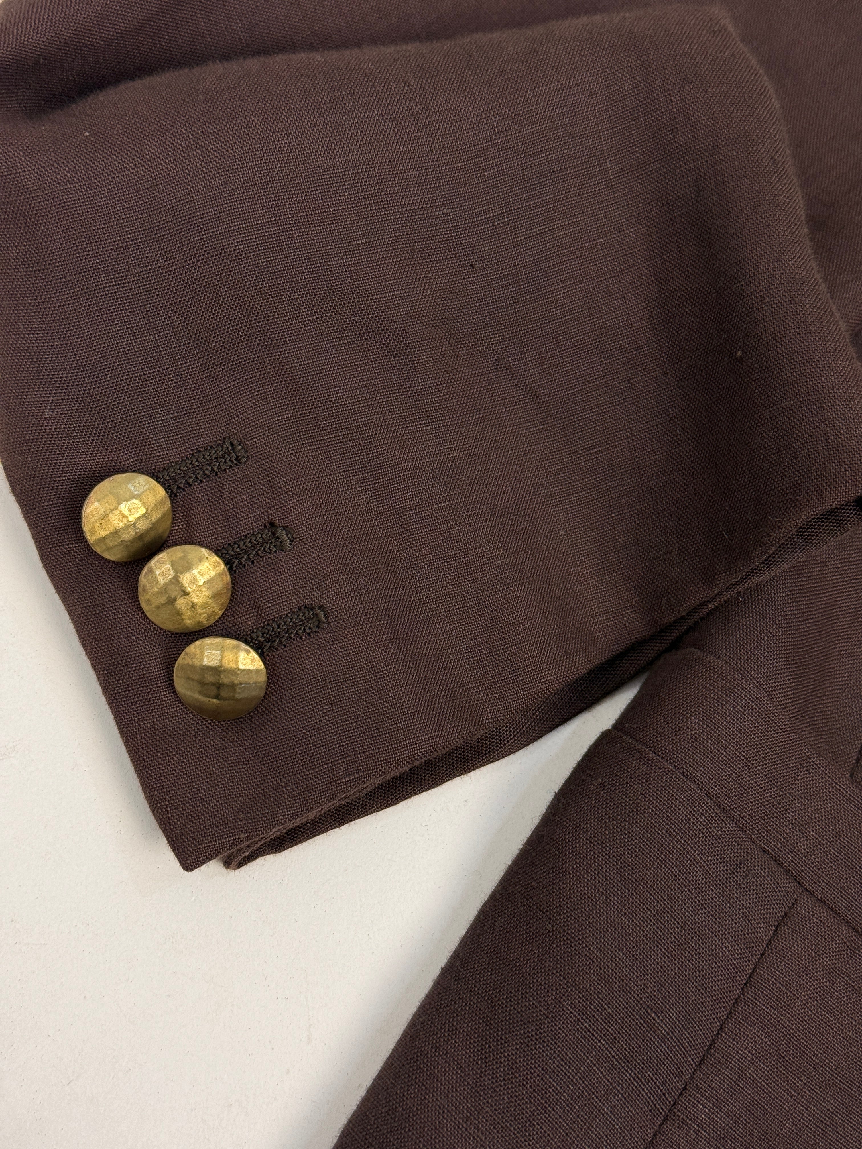 Giacca Gianni Versace anni '80 in Lino