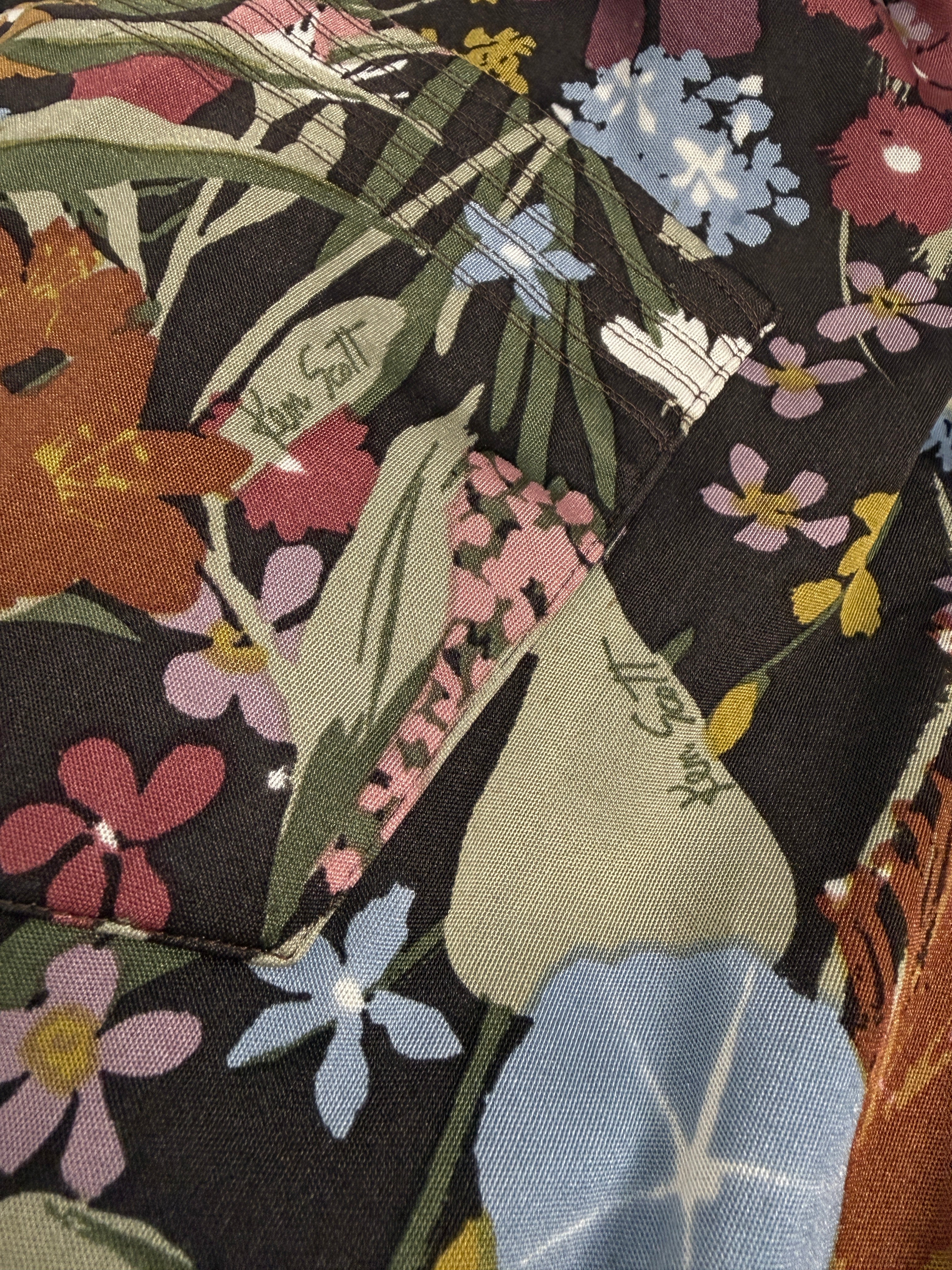 Abito chemisier midi anni '70