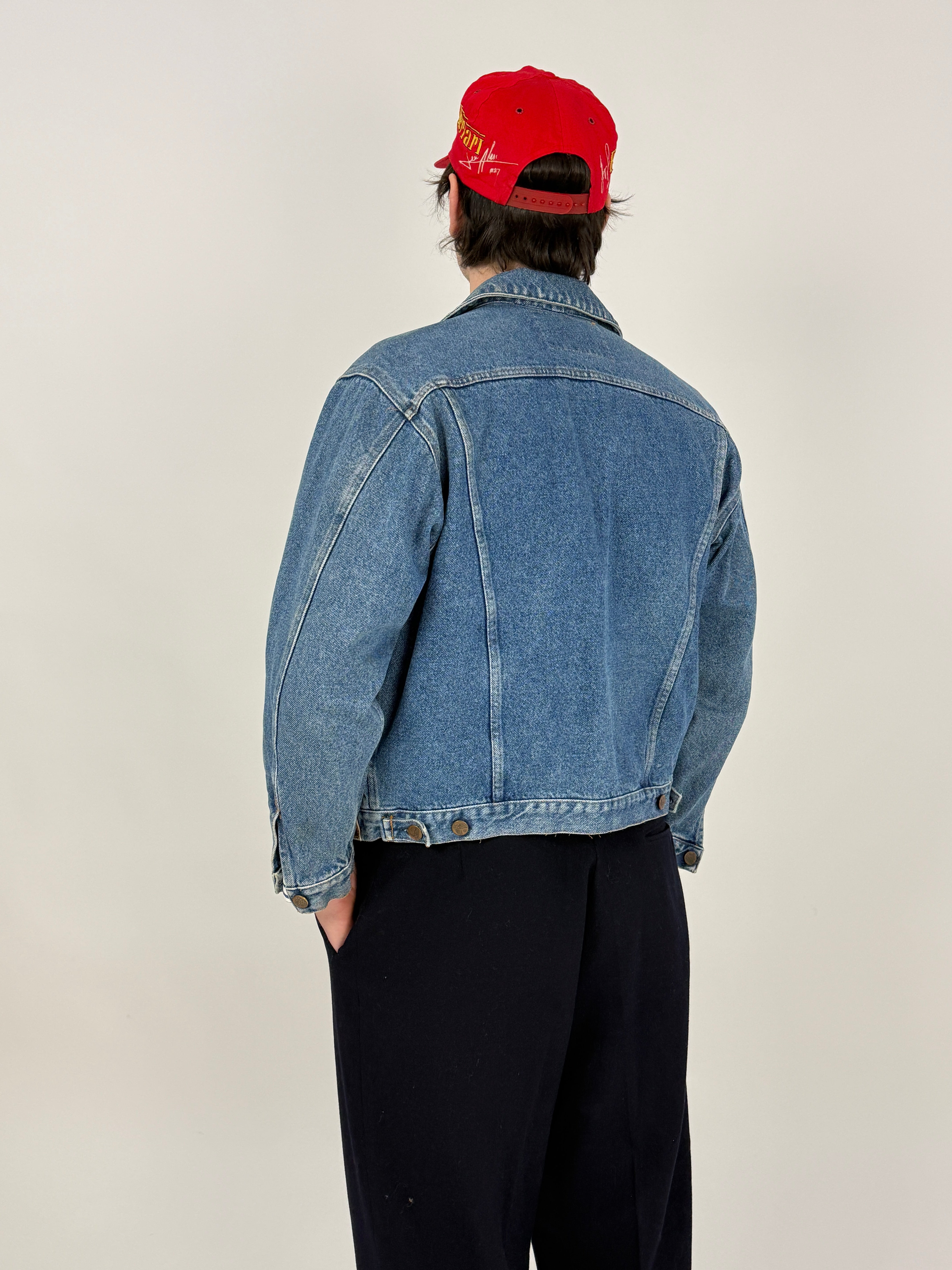 Avirex U.S.A. denim trucker jacket