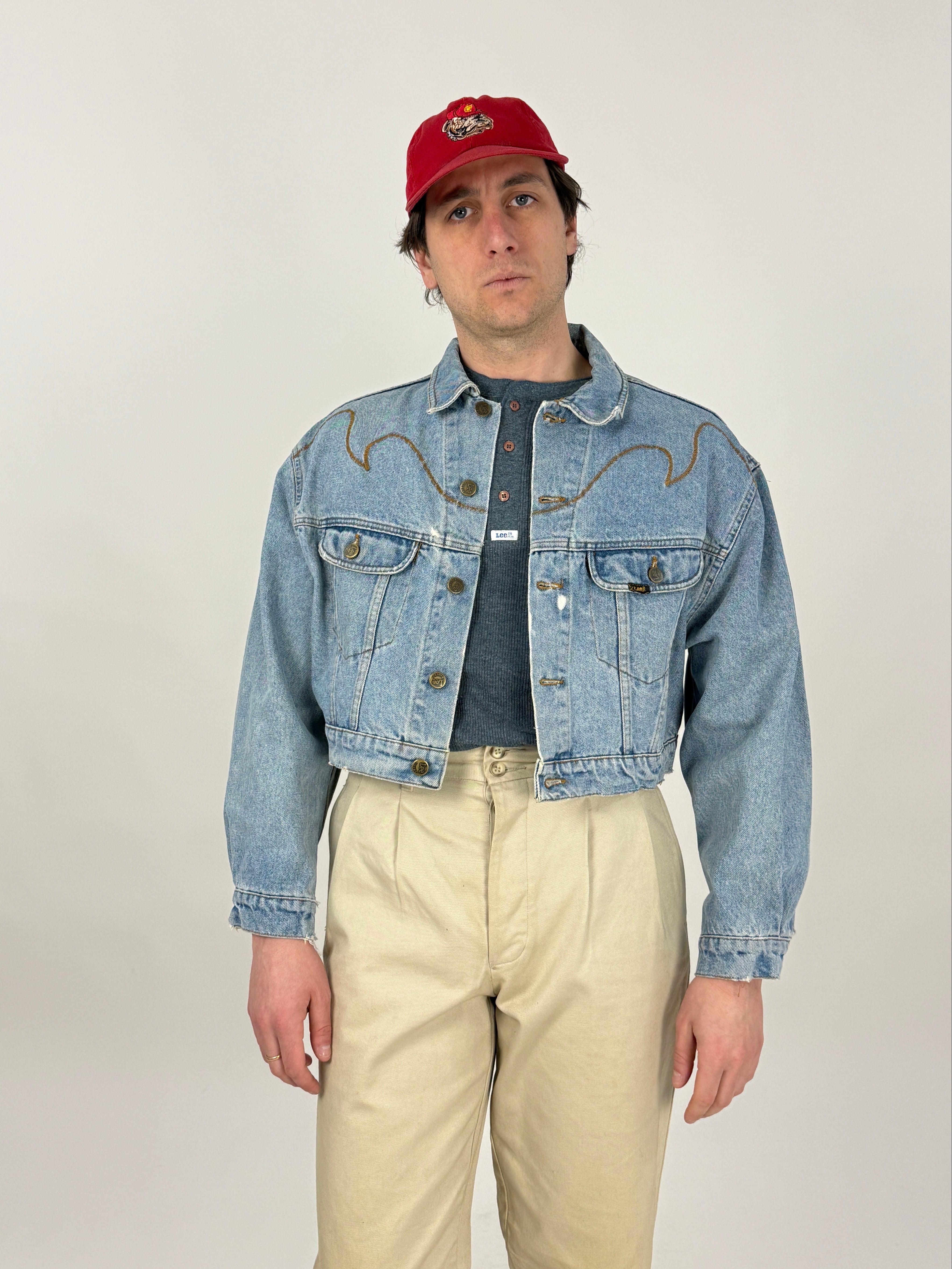 Vintage Lee Riders denim jacket Cropped - USA