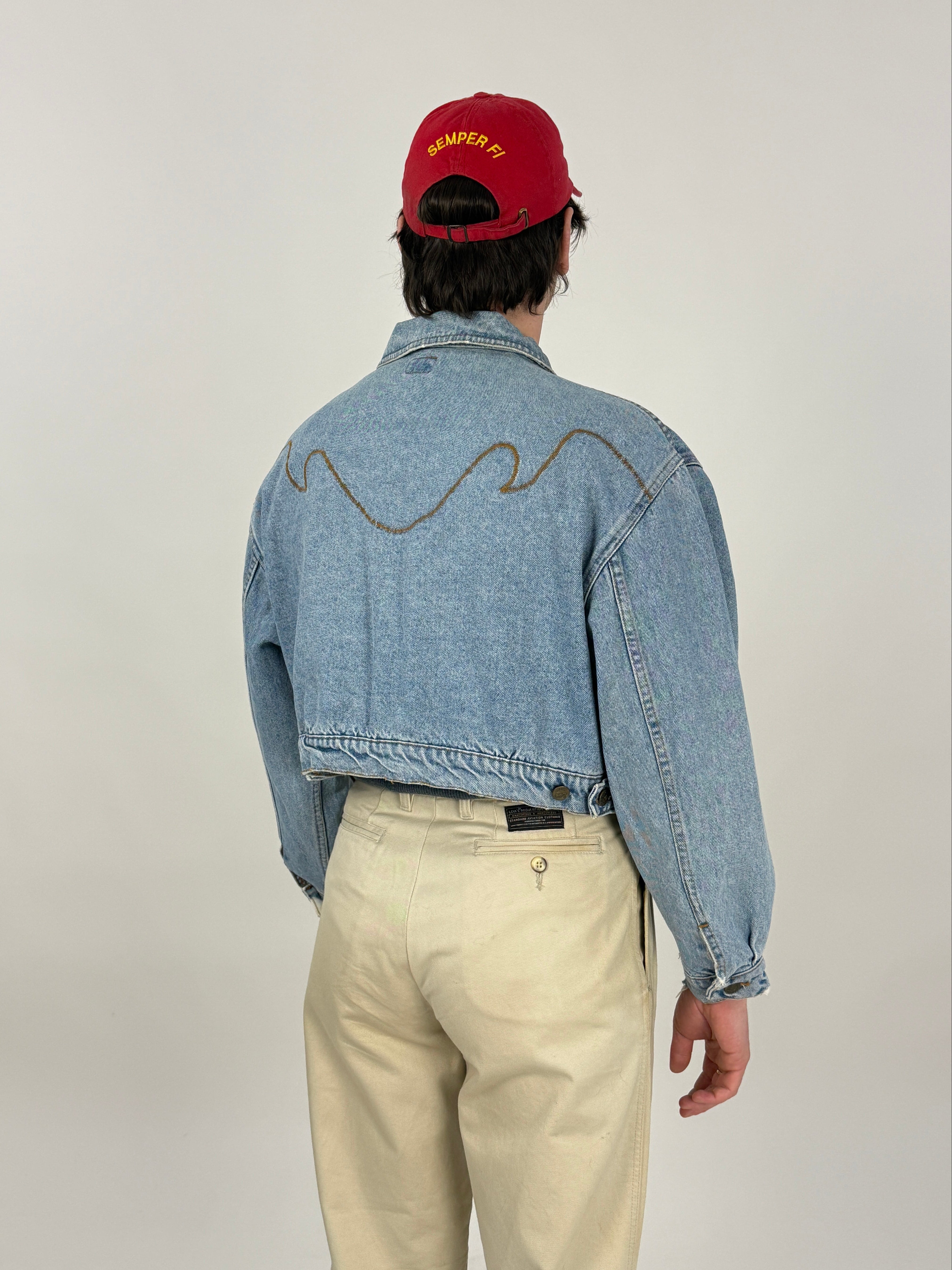 Vintage Lee Riders denim jacket Cropped - USA