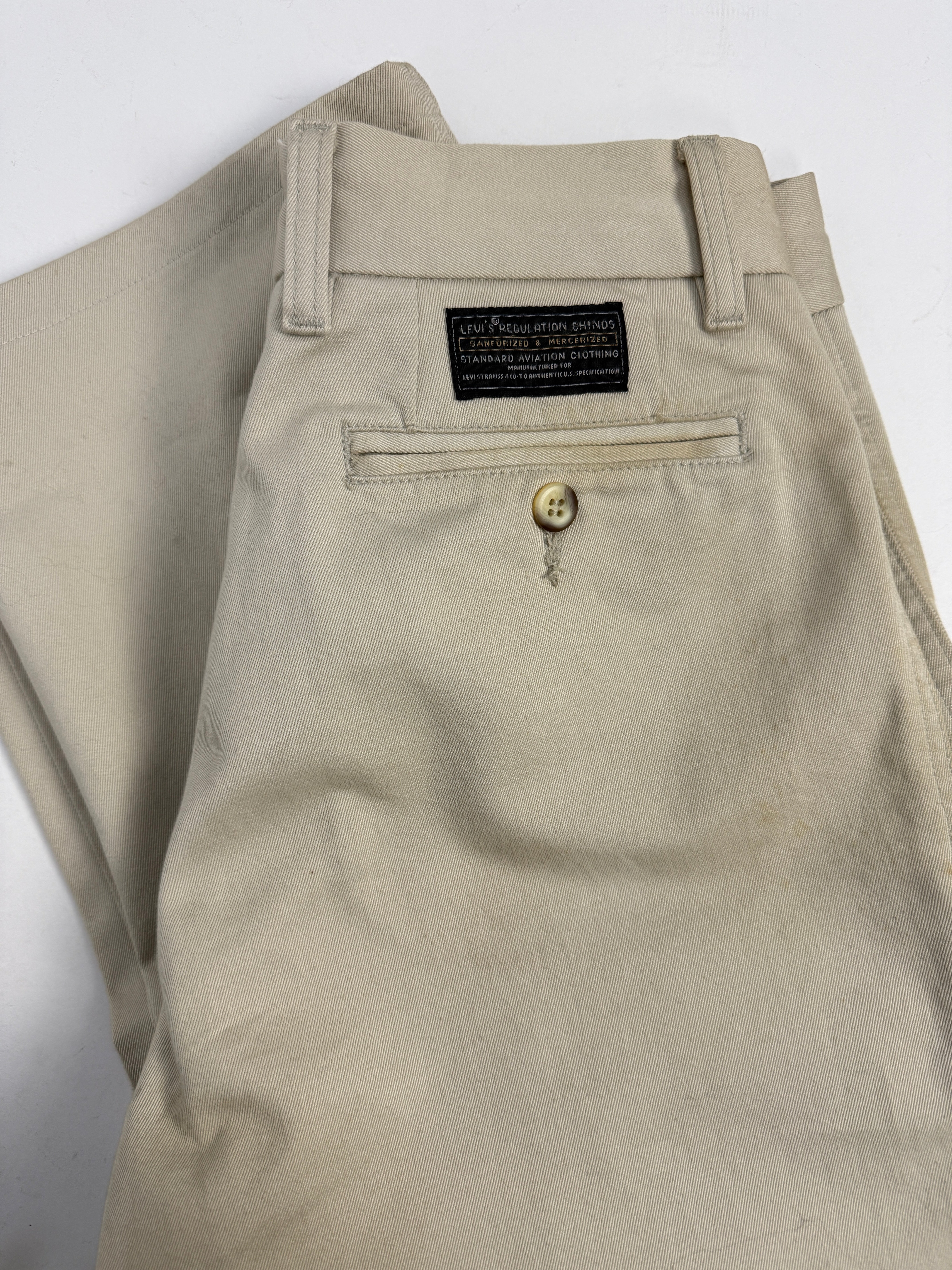 Pantaloni Levi's Regulation Chinos - Sanforized - Rare vintage