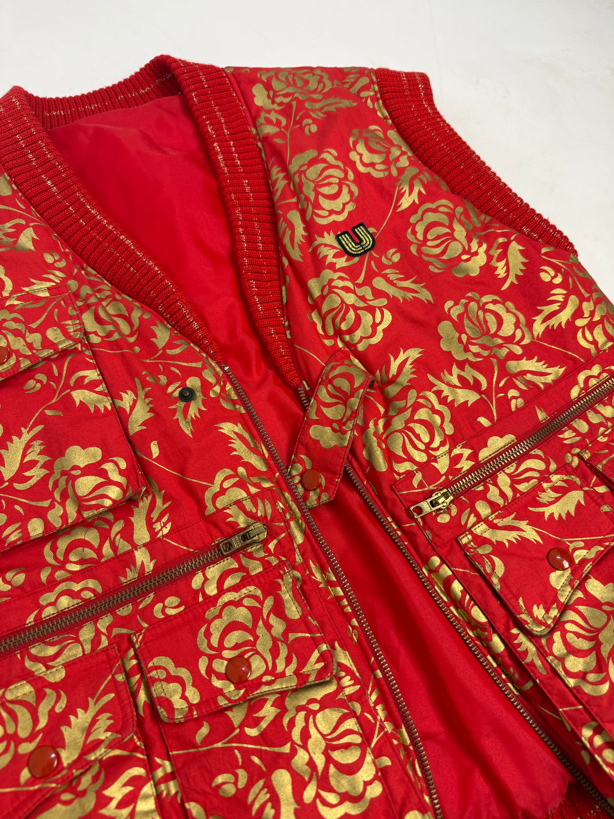Gilet Emanuel Ungaro Sport d'Hiver Anni 80 - Taglia M