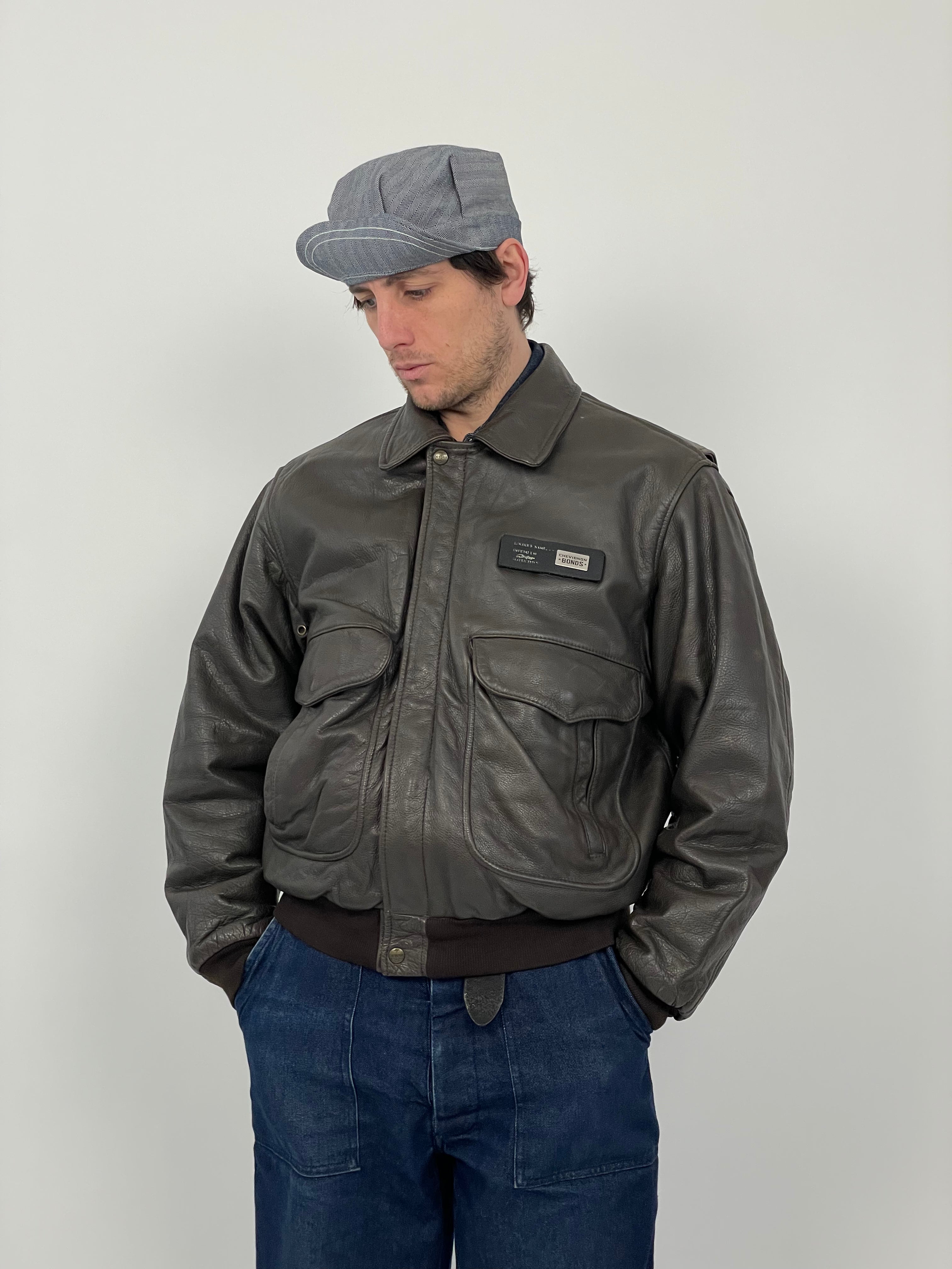 Chevignon Old Fly Leather vintage jacket