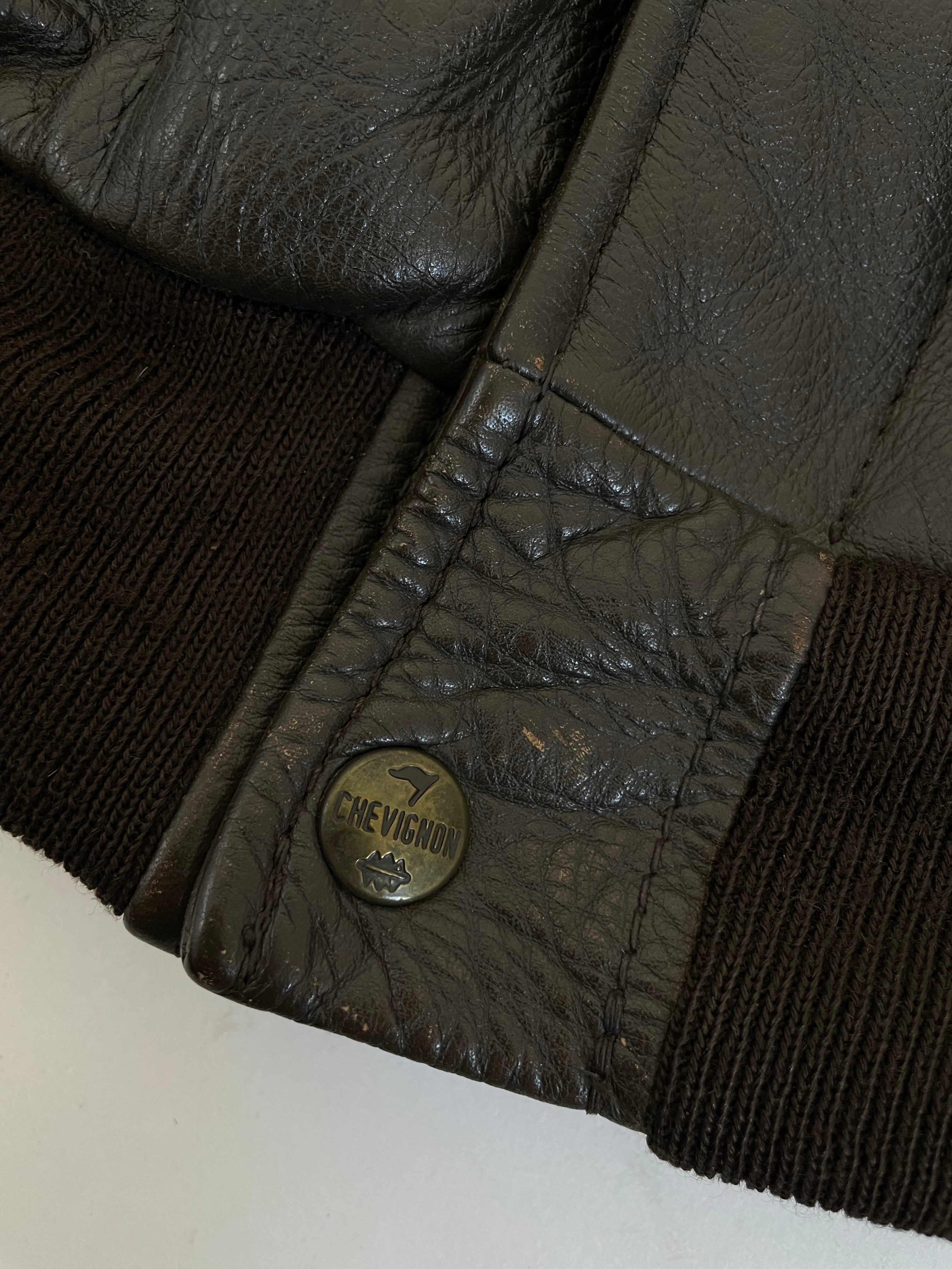 Chevignon Old Fly Leather vintage jacket
