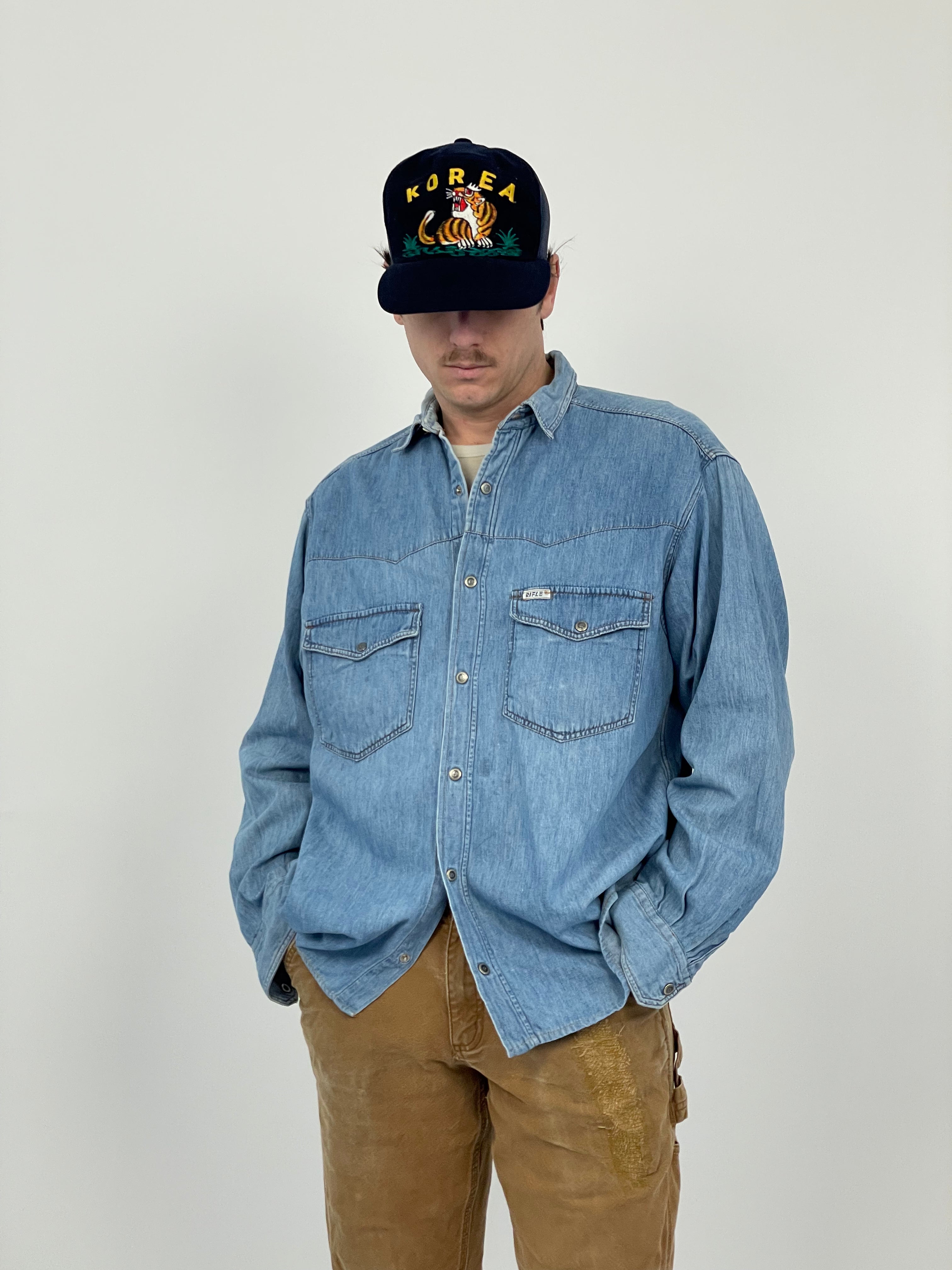 Camicia Rifle in jeans