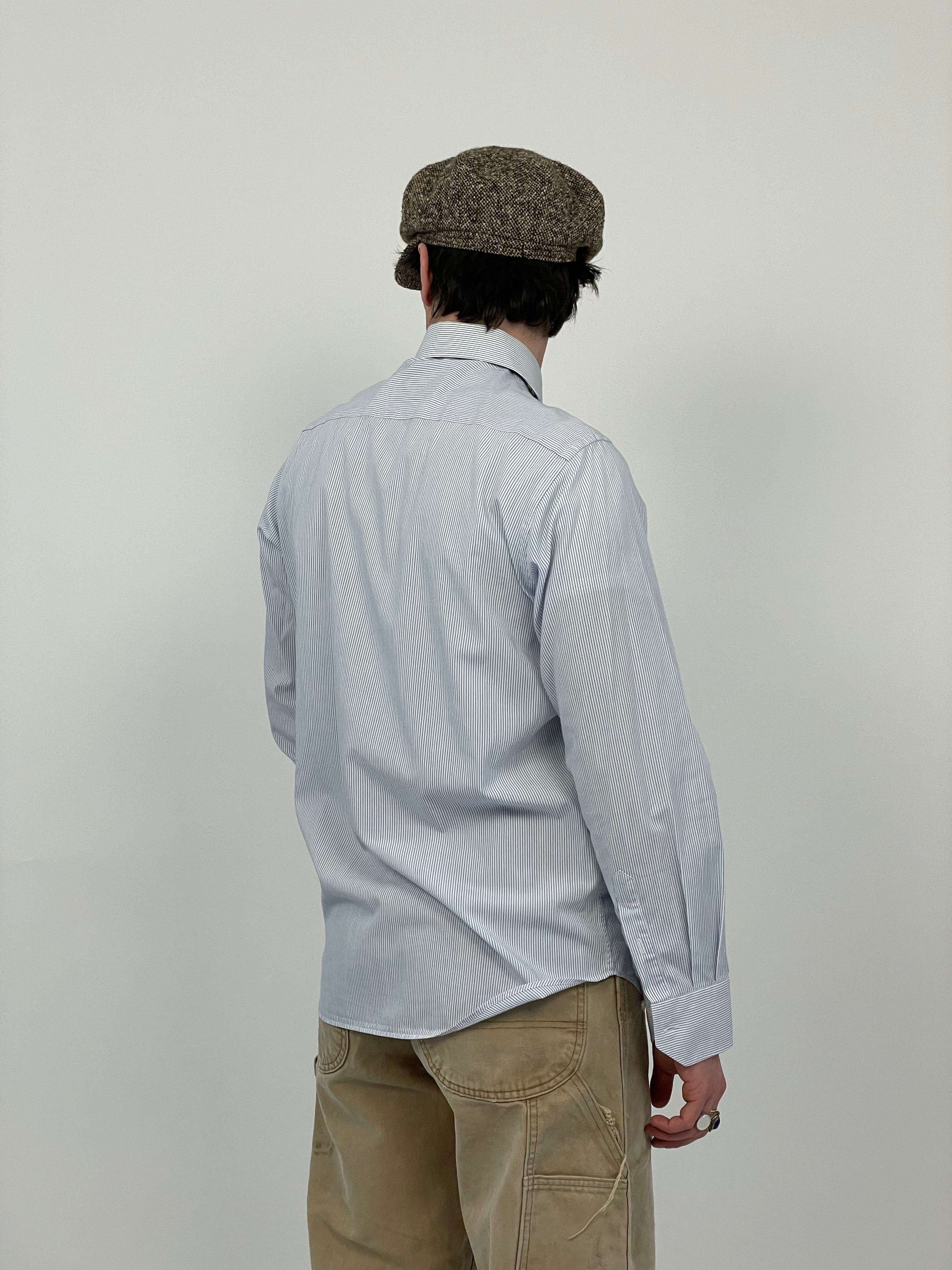 Camicia sartoriale in cotone a righe