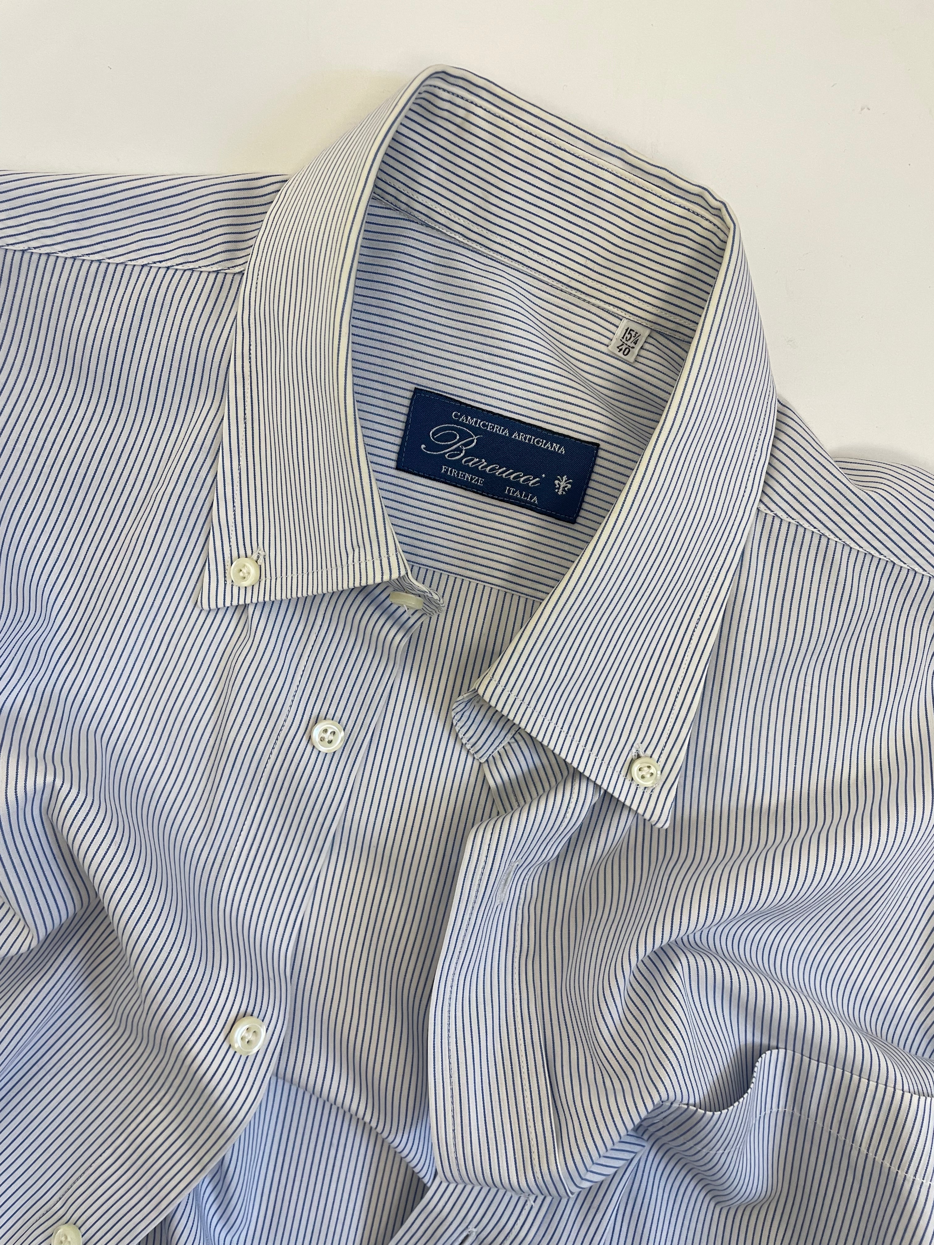 Camicia sartoriale in cotone a righe