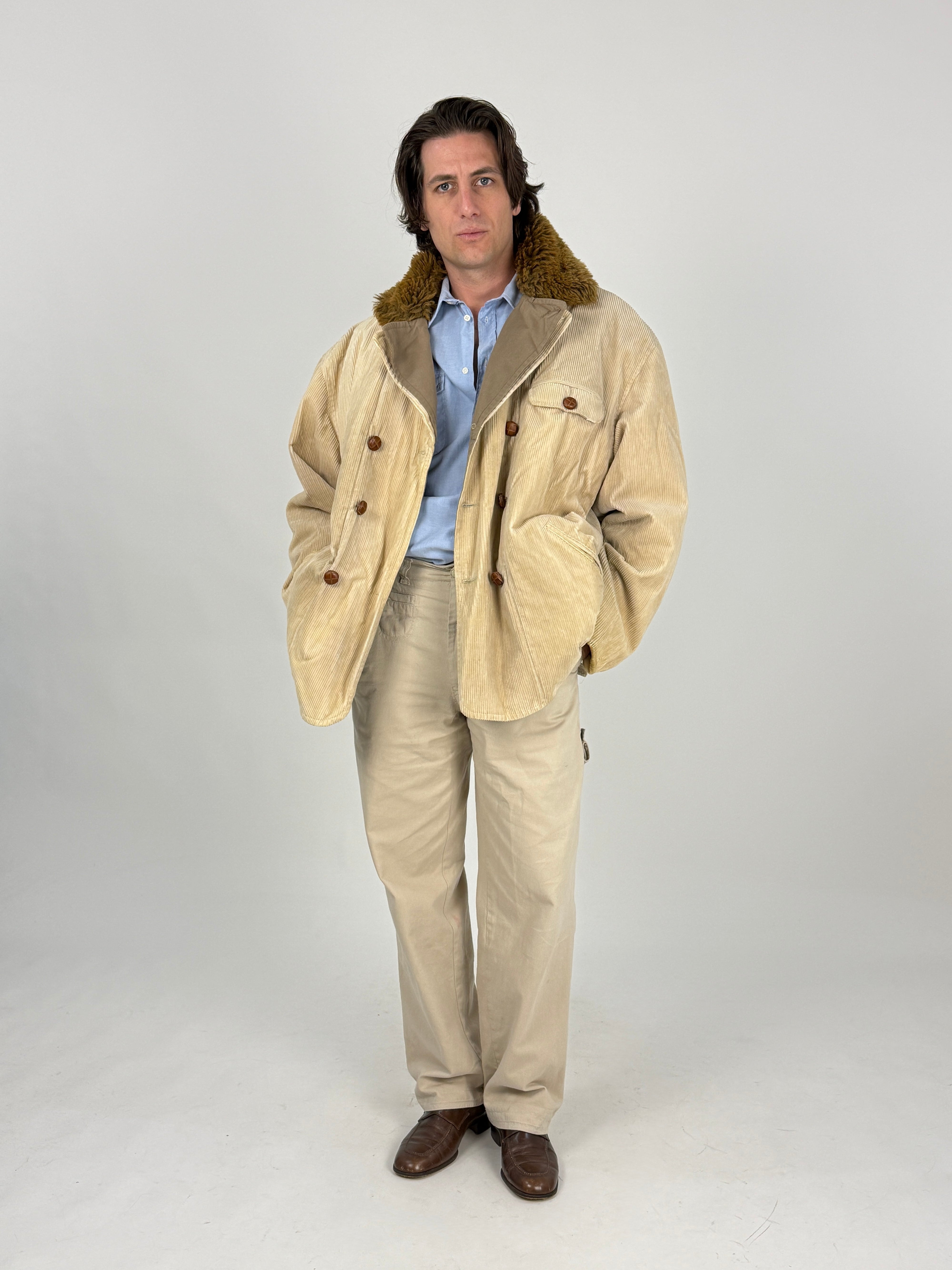 Cappotto Fiurucci Doppiopetto Anni '70 /'80 - Taglia XL